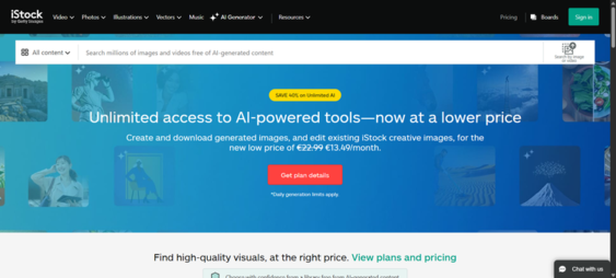 High-quality royalty-free stock images and videos for web designers, marketers, and brand visuals across every industry.