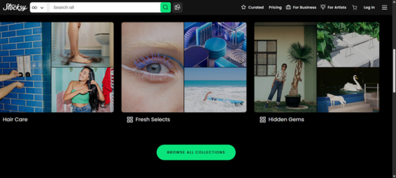 Artist-curated premium stock photos with bold storytelling for upscale brands, Squarespace portfolios, and editorial sites.