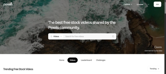 Pexels free HD video library for Squarespace websites including lifestyle, tech, and wellness footage.