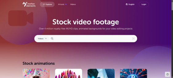 MotionElements free animated stock videos and branded motion graphics for Squarespace designers.