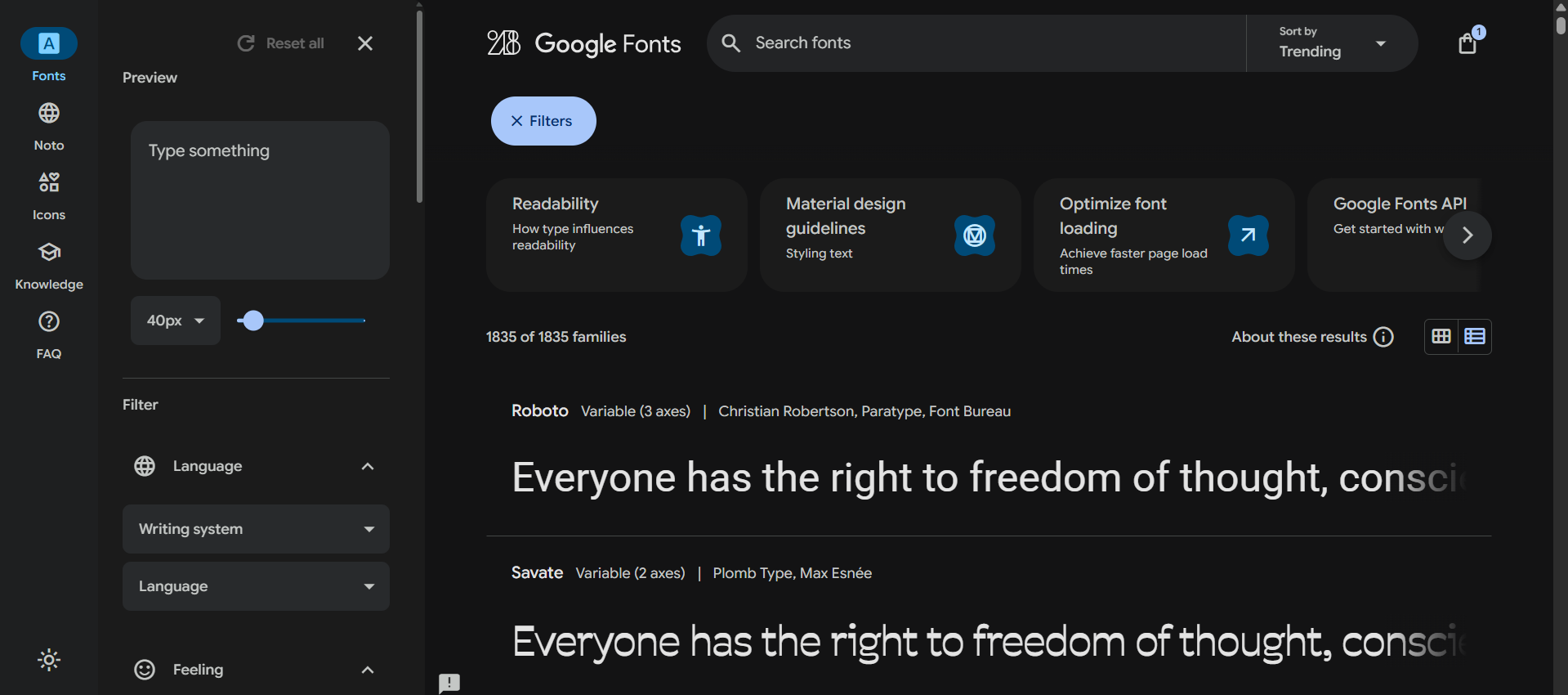 Google Fonts free web-optimized typography for fast, SEO-friendly Squarespace websites.