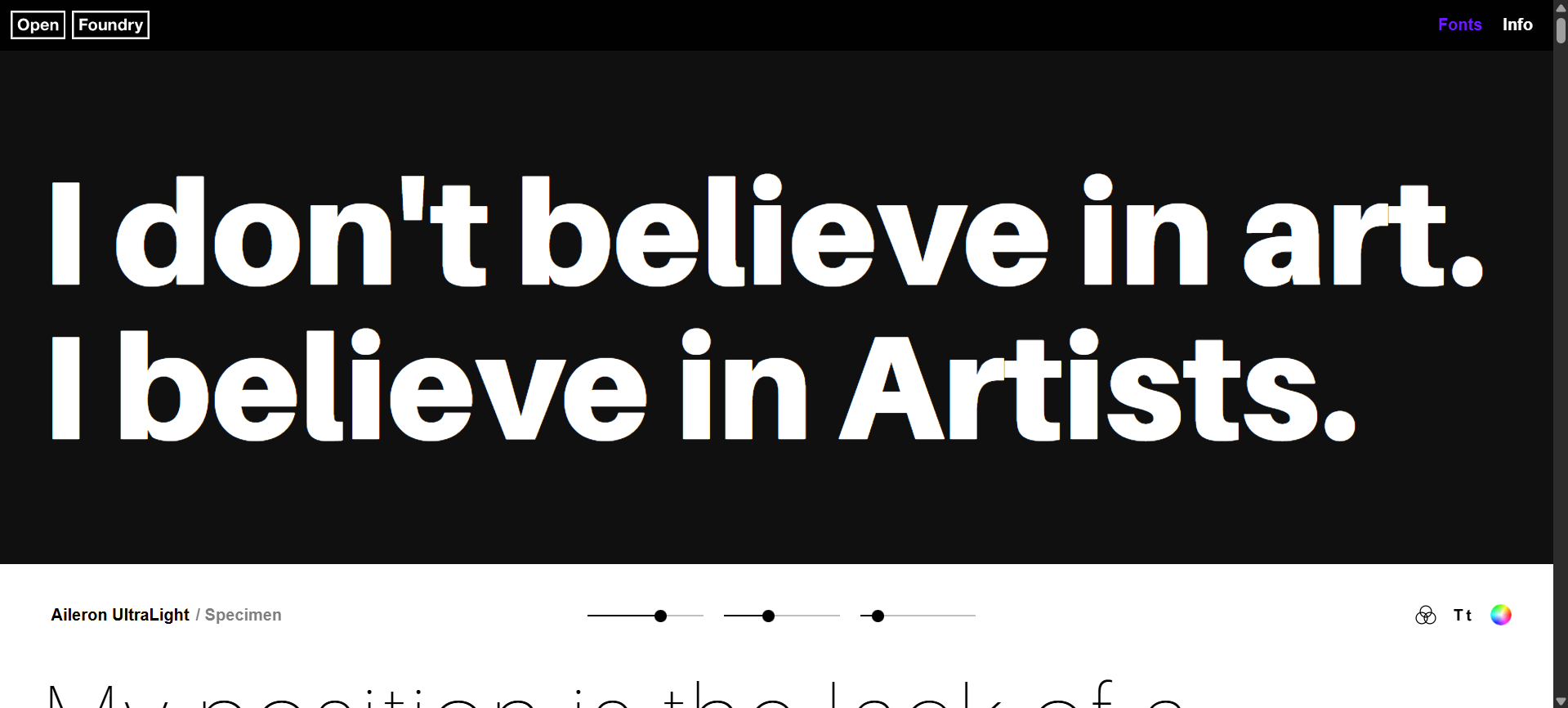 Open Foundry open-source fonts optimized for readability and SEO on Squarespace websites.