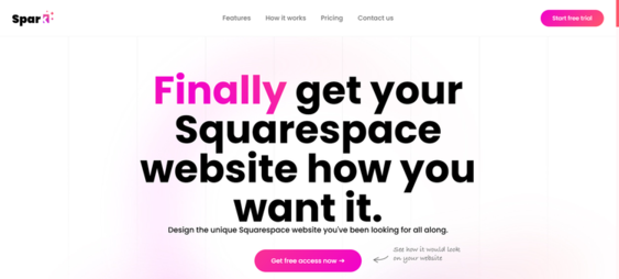 Spark Plugin interactive design tools for Squarespace including sliders, tabs, and toggles.