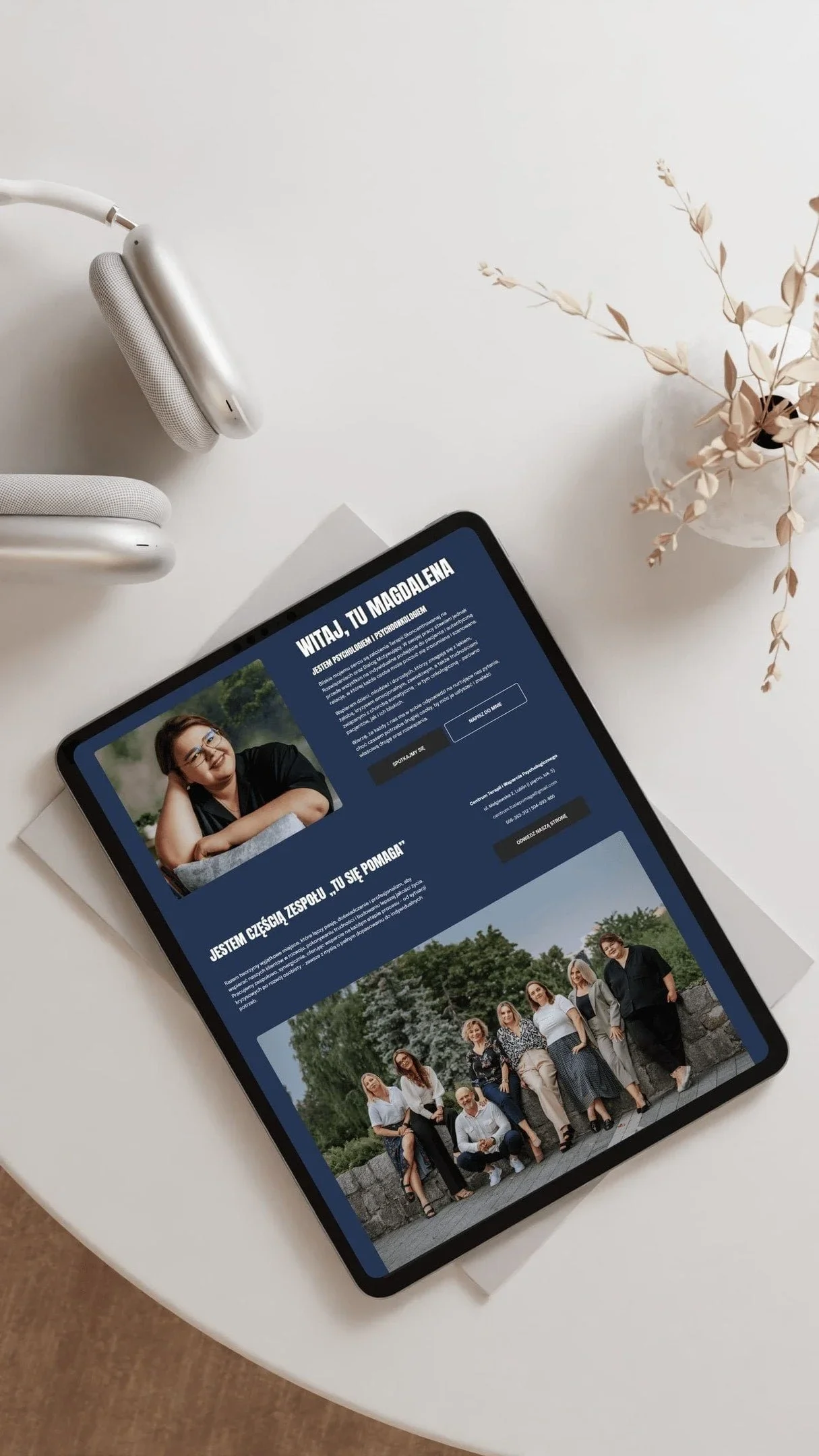 Custom Squarespace Website Design for Psychologist