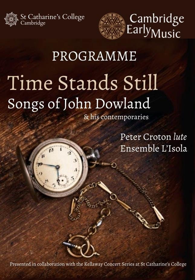 Time Stands Still: Songs of John Dowland and his Contemporaries