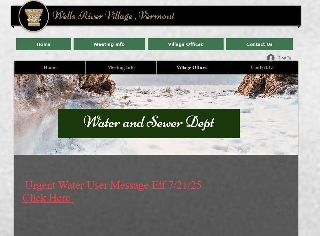 Woodsville Water is Being Hauled to Wells River