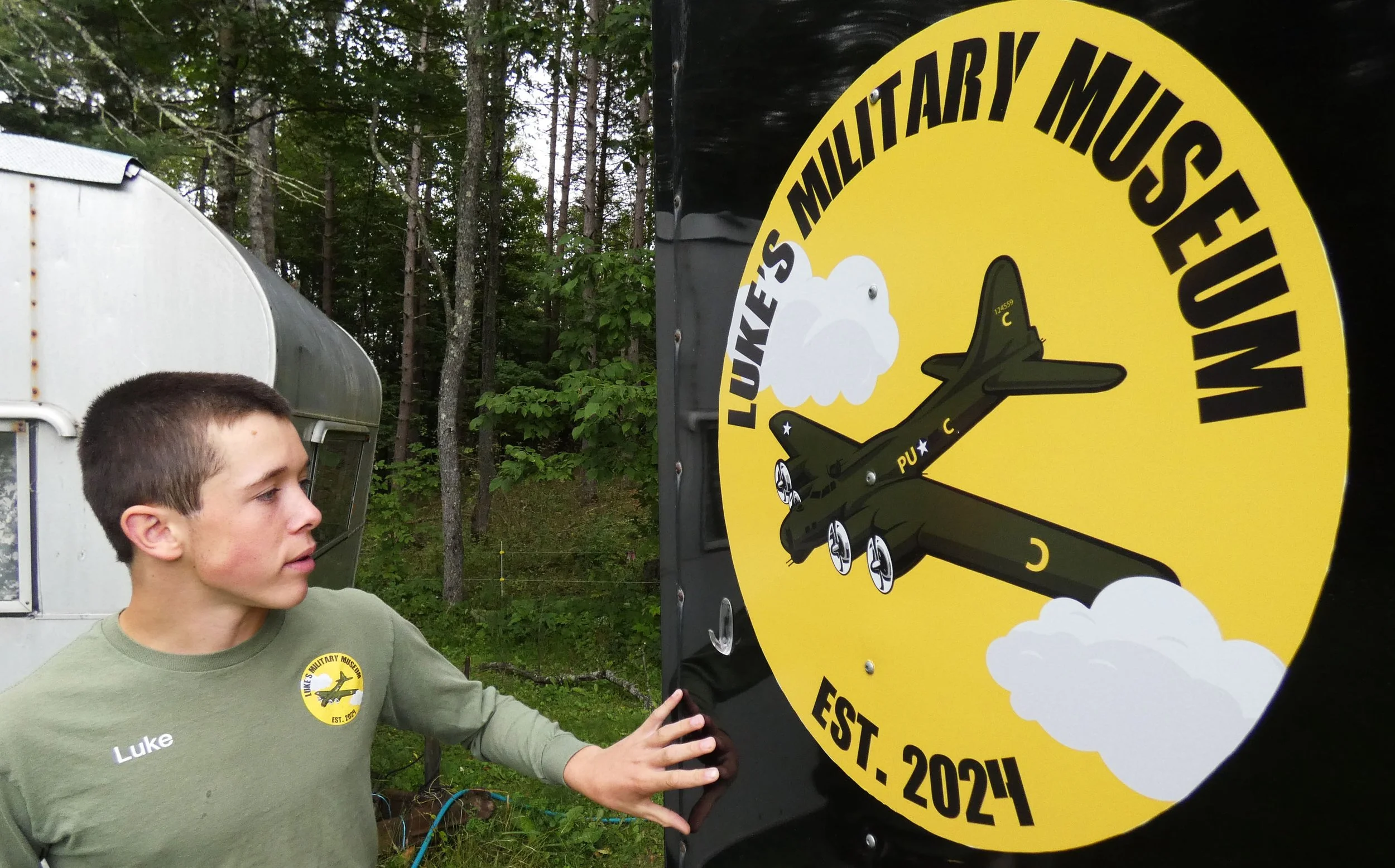 Danville's Luke Morrison, 15, Is A Bright, Young Military Collector With His Own Museum.