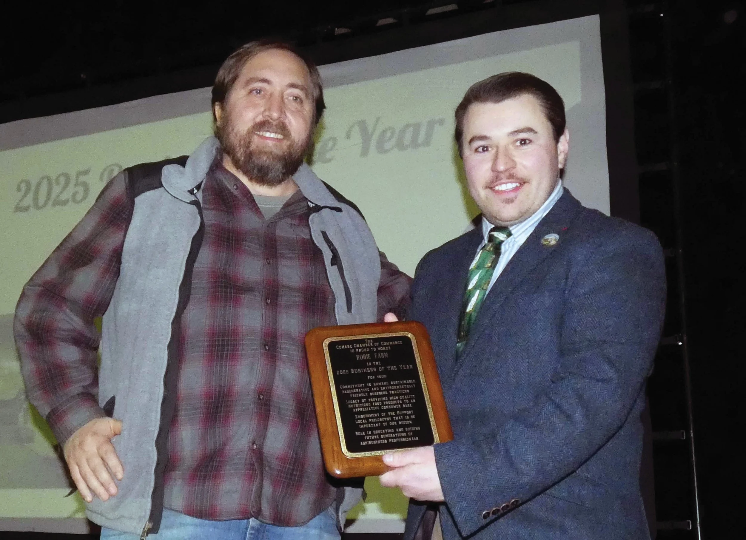 Cohase Chamber hosts busy night of events; board names Moore and Robie ...