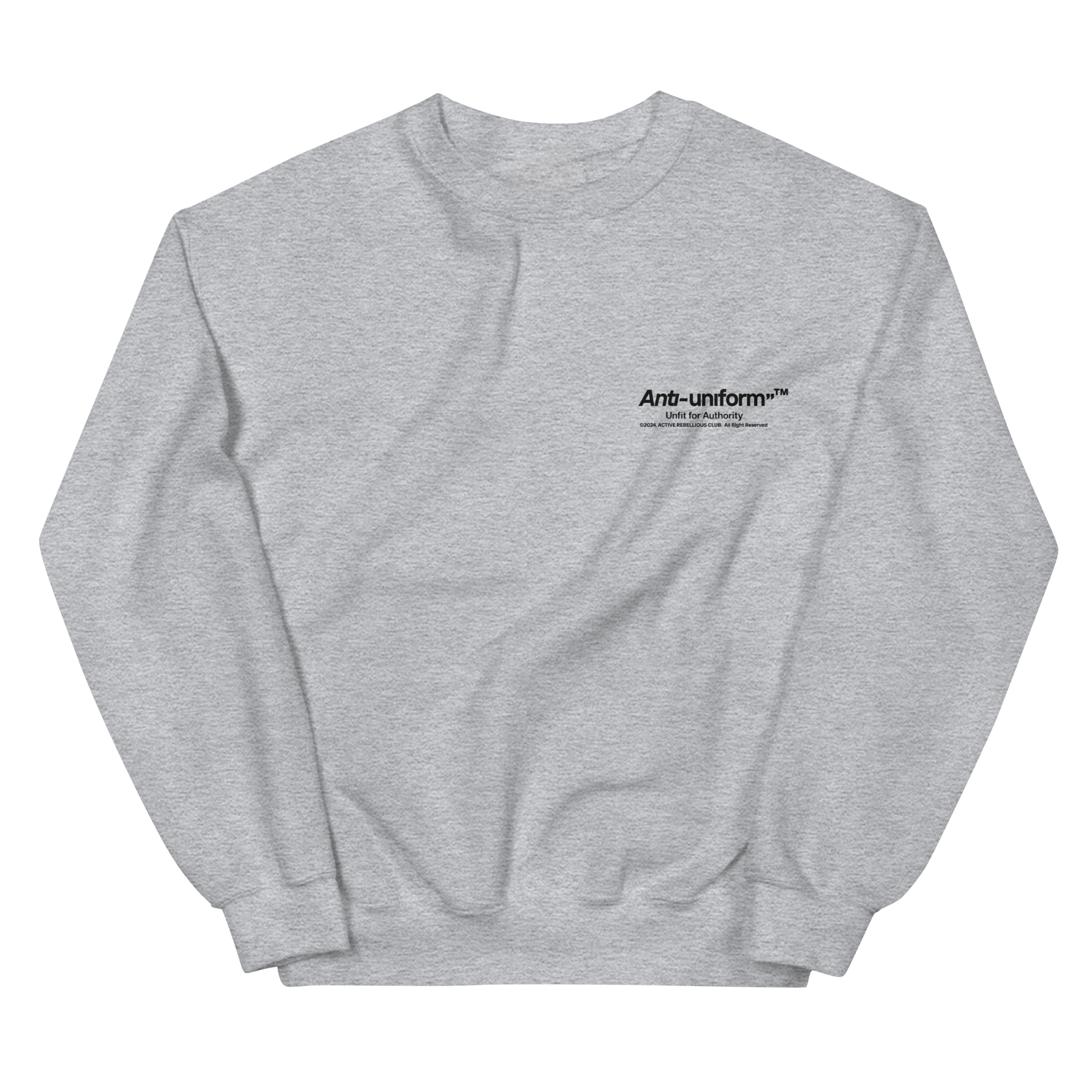 ANTI UNIFORM GYM SWEATSHIRT - ASLC FRONT