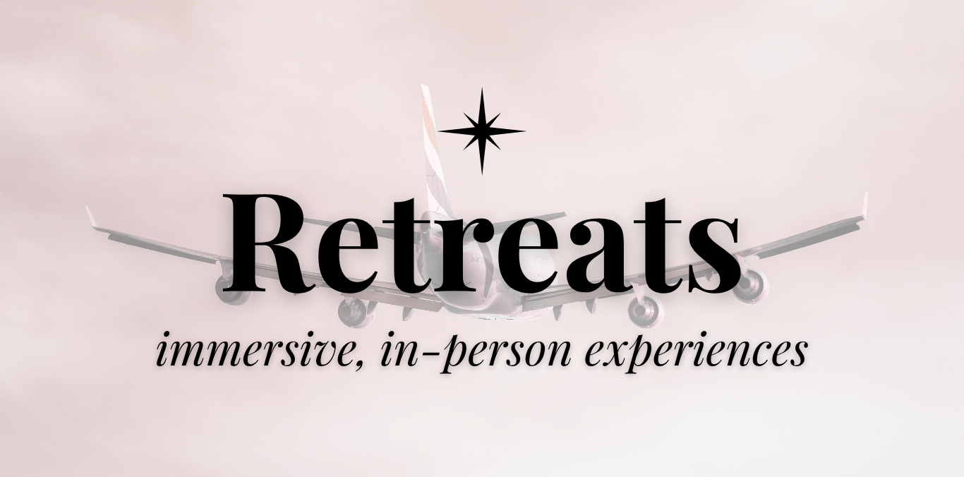 Immersive retreat experience for hairstylists and women focused on growth, connection, and aligned living