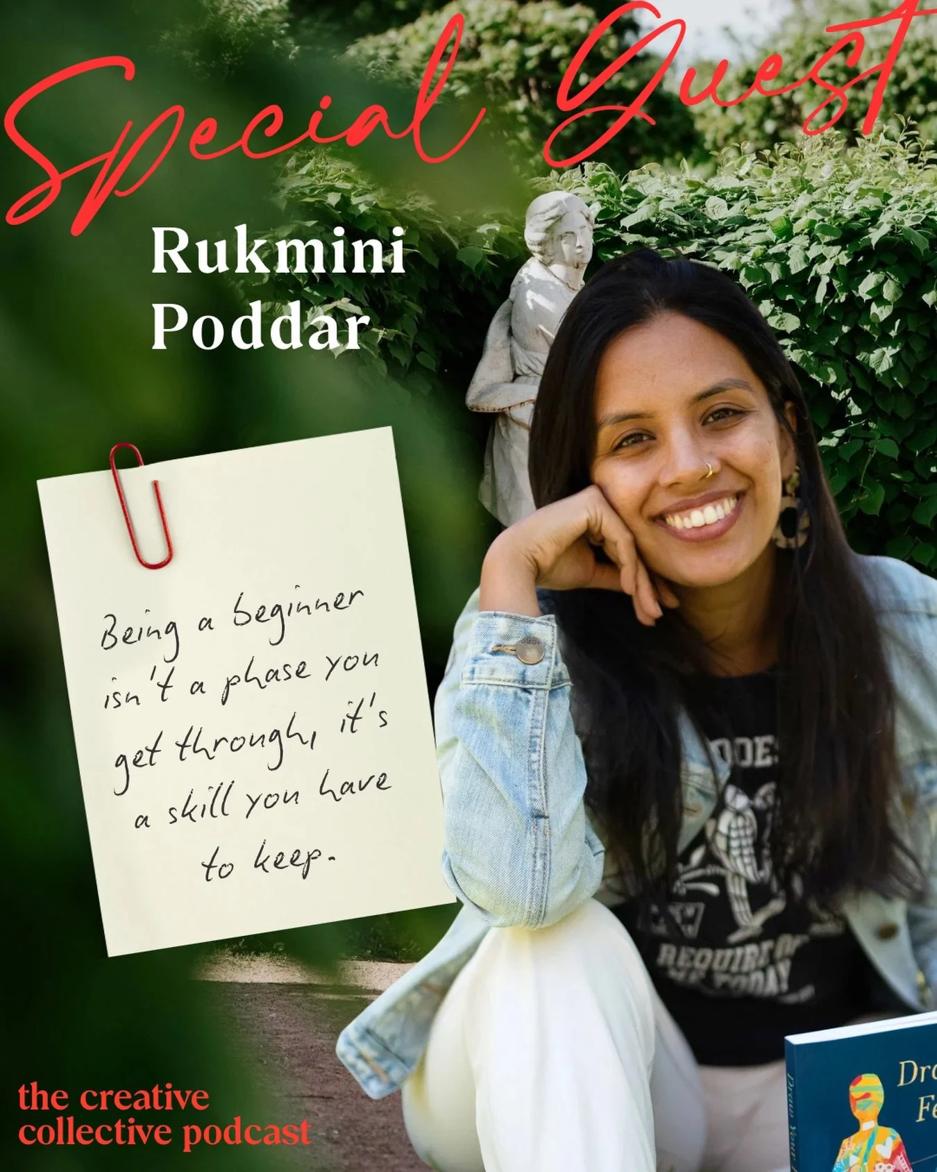 Today on The Creative Collective, we&rsquo;re joined by Rukmini Poddar, artist, author of Draw Your Feelings, and the creative mind behind @rockinruski 🎨✨

What started as a 100 Day Project in 2015, during a time when Rukmini was feeling burnt out a