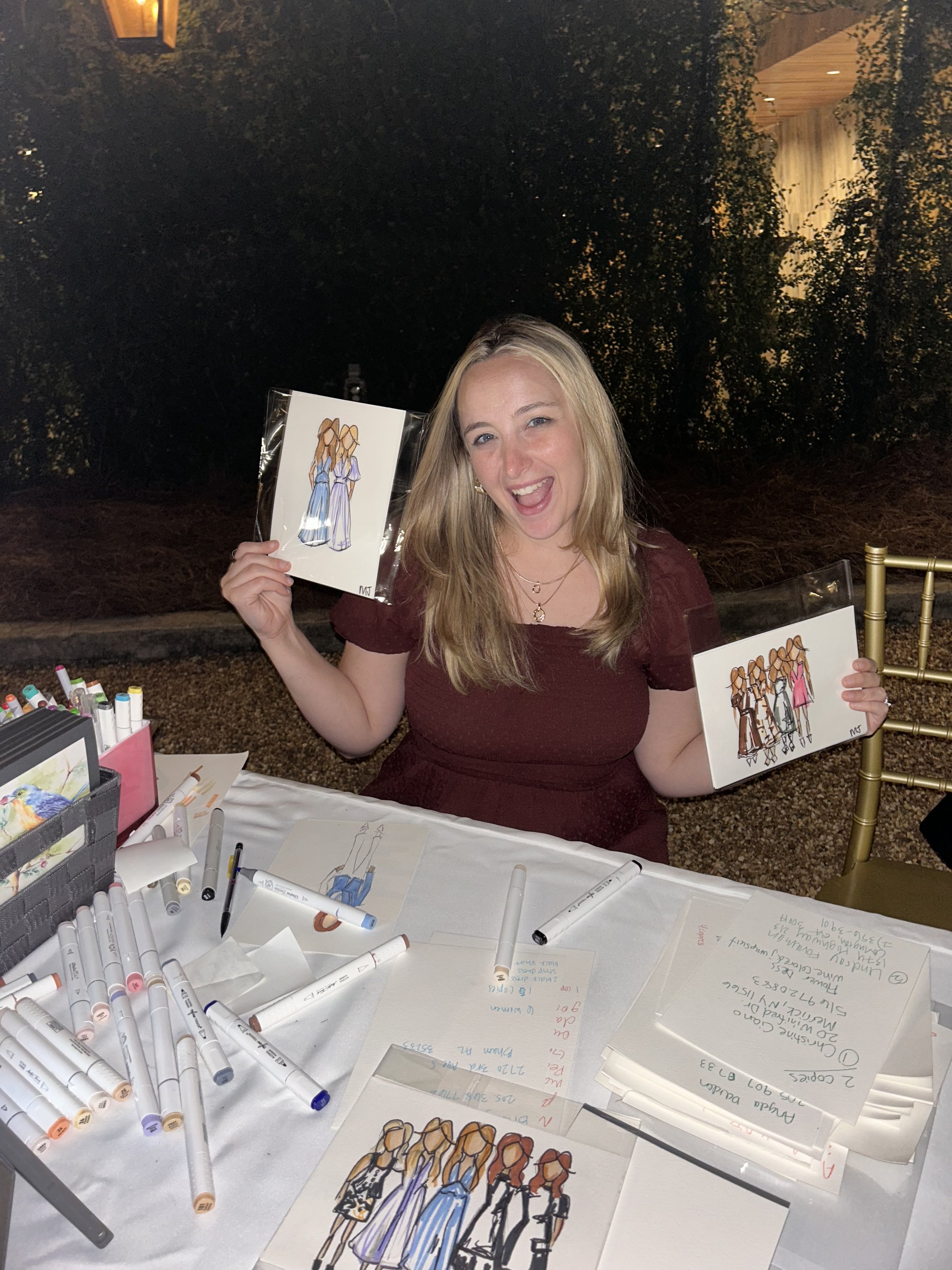 Live Wedding Painting