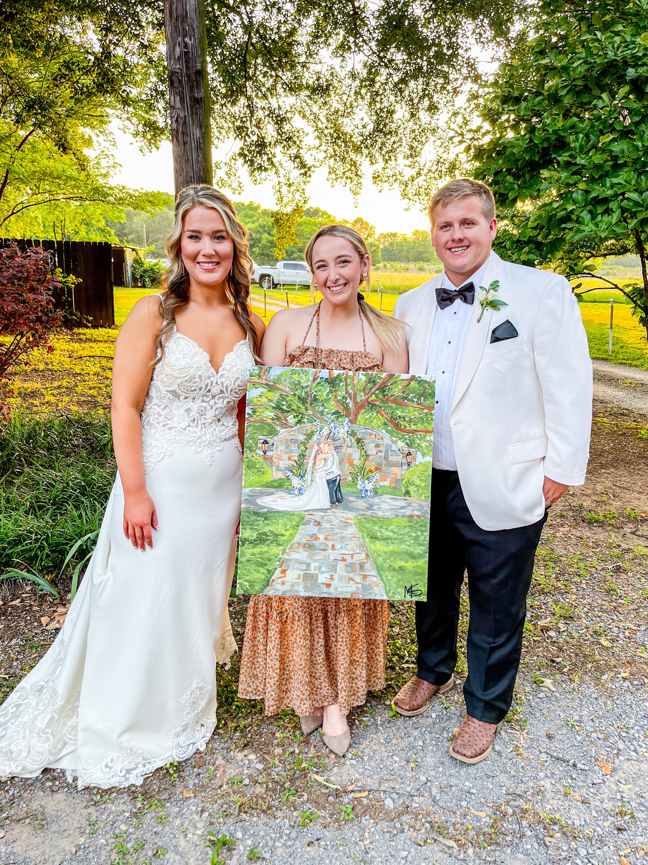 Live Wedding Painting, Birmingham, AL