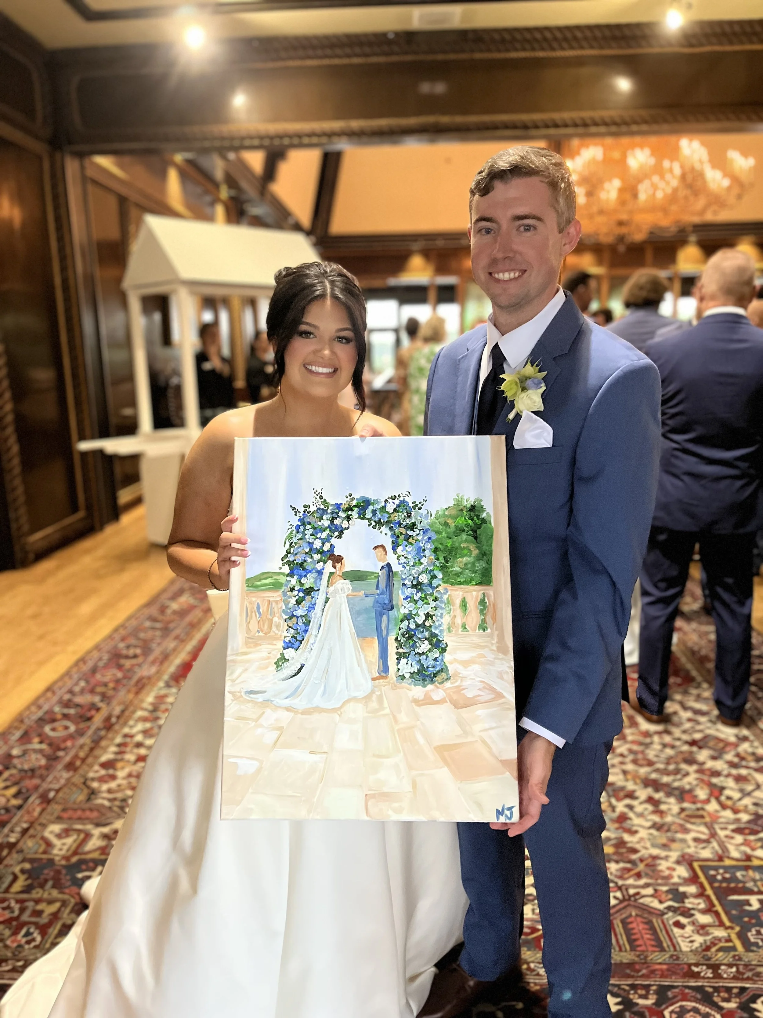 Live Wedding Painting, Tuscaloosa, AL