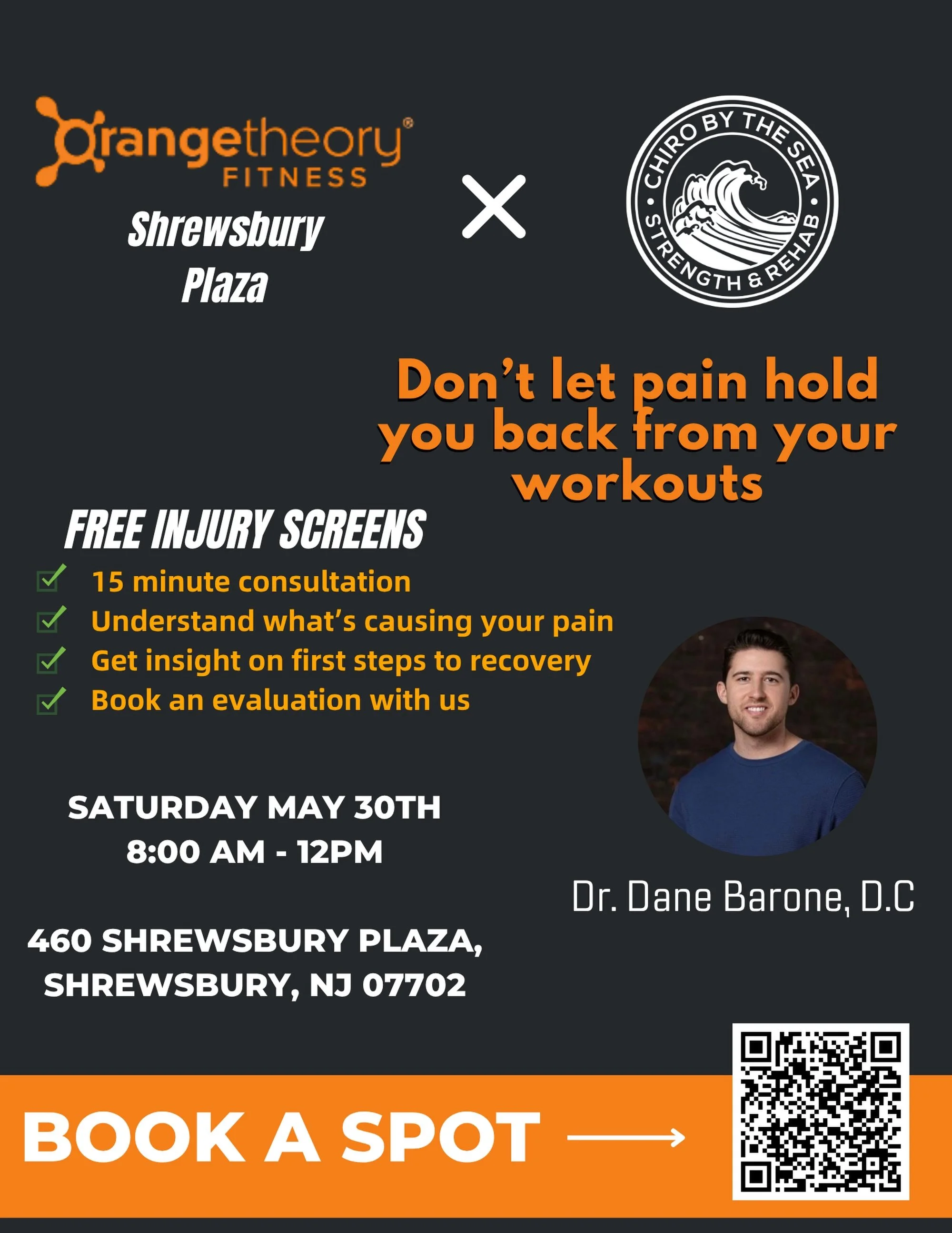 I&rsquo;ll be back at @otfshrewsburyplaza next Saturday 5/30 offering free 15-minute injury screens and recovery work.

Whether you&rsquo;re prepping for Hyrox or just tired of working around lingering pain, come get some clarity on your situation an