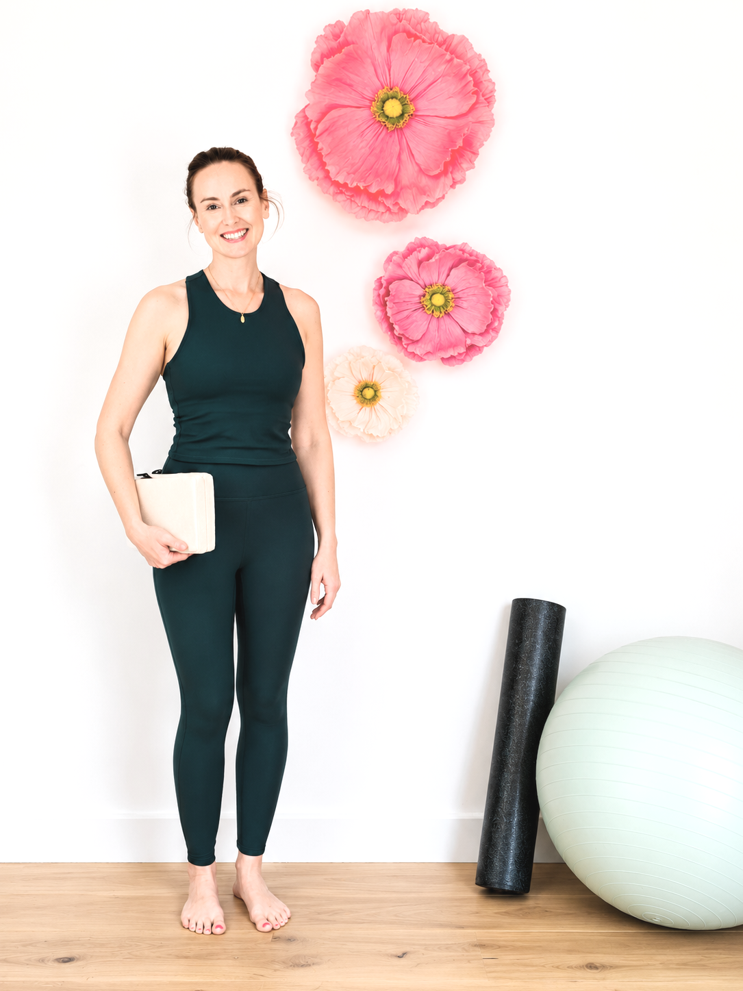 Jenny Hopps in her Newbury Pilates studio.