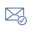 Email icon with a checkmark