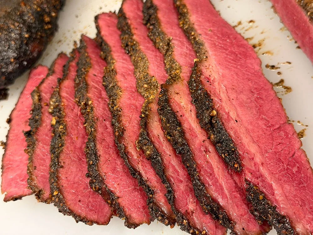 Sliced pastrami
