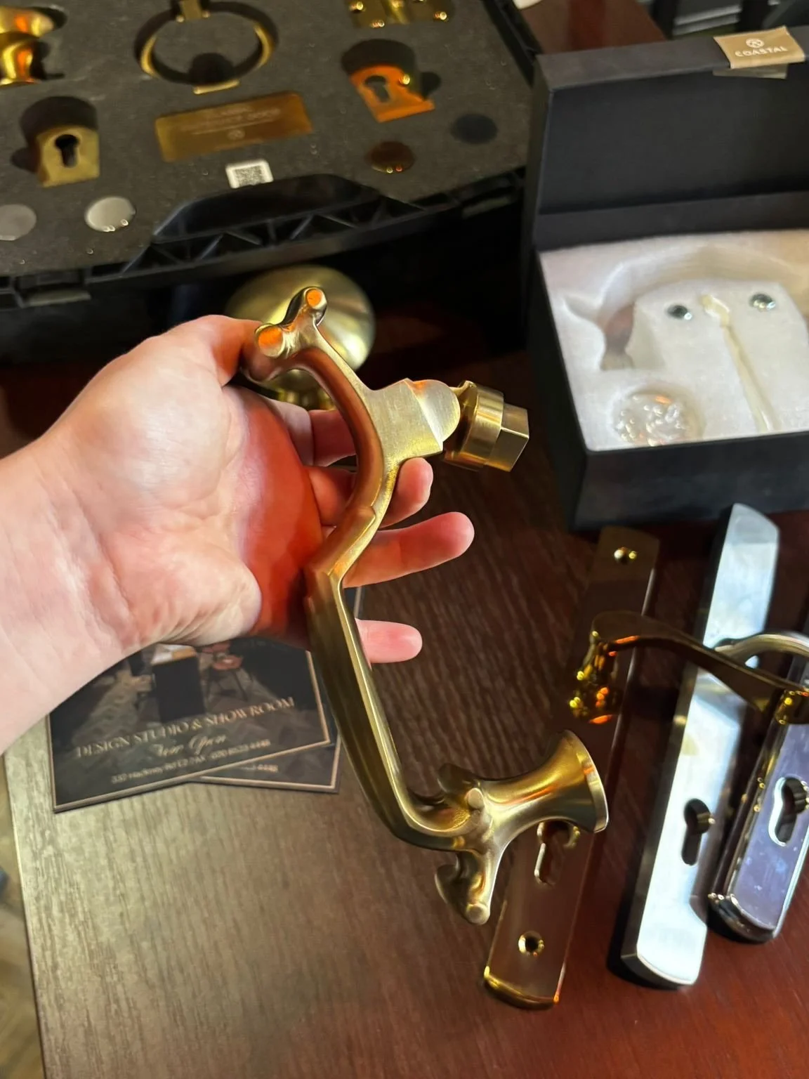 @coastal_group_hardware 

We are stocked with some beautiful coastal pieces here at the showroom. 

The quality and craftsmanship that is involved in this brand&rsquo;s products is outstanding. 

We don&rsquo;t sell any type of shit here it&rsquo;s a