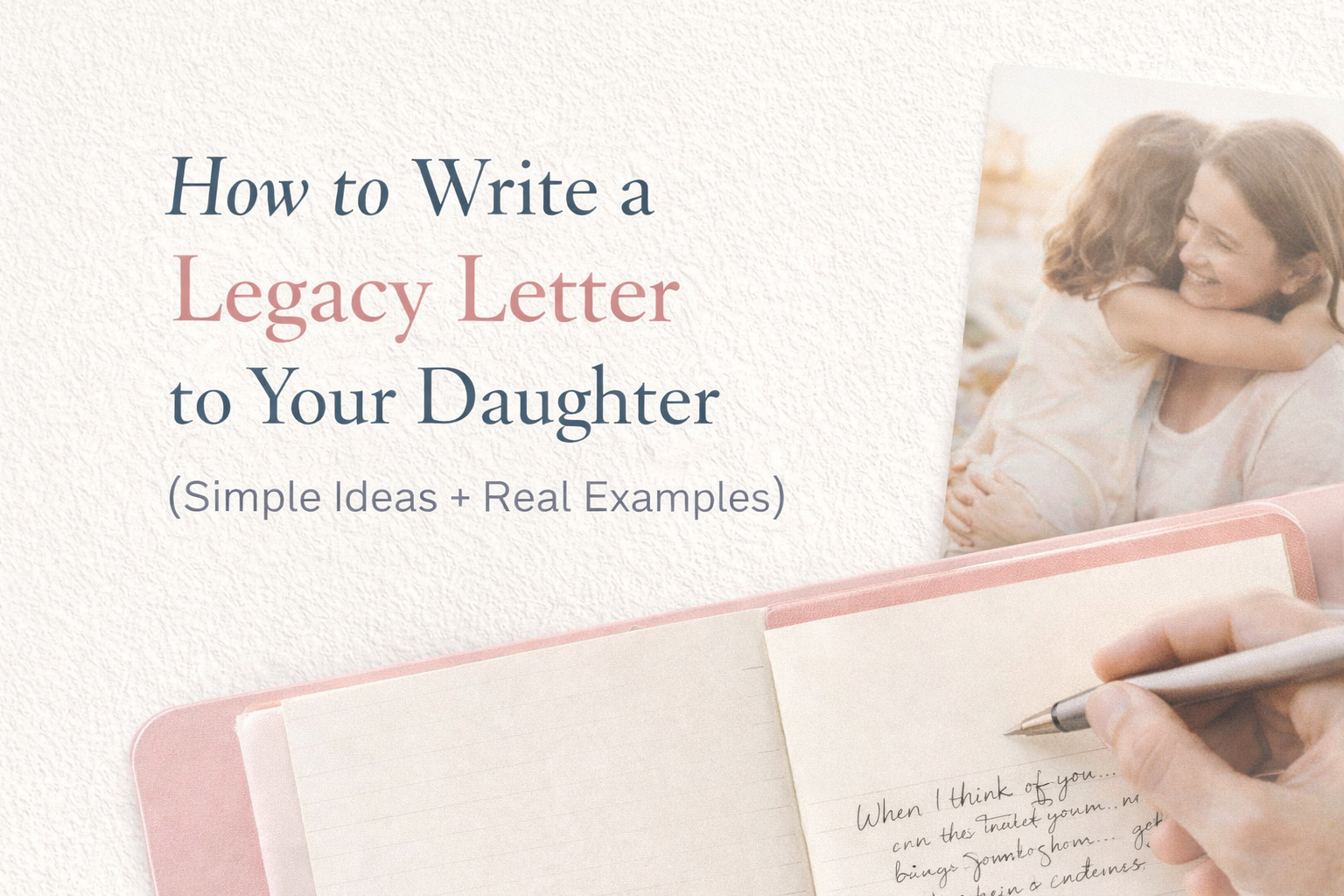 How to Write a Legacy Letter to Your Daughter (What to Say + Real Examples)