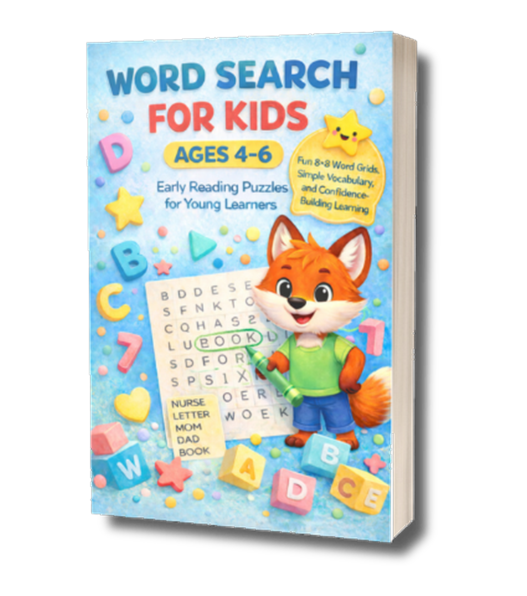 Word Search for Kids — Ages 4–6