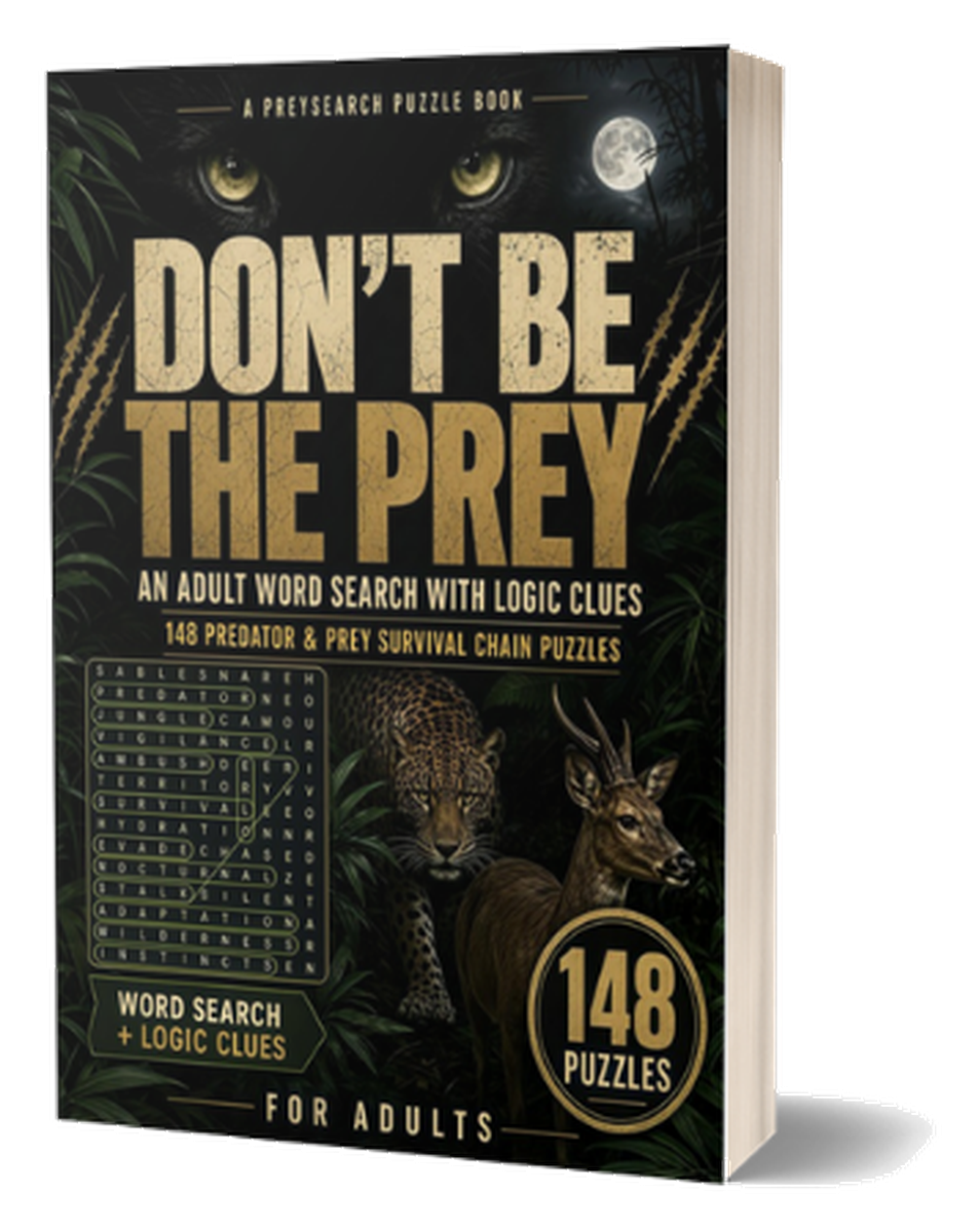 Don't Be the Prey — 148 Predator & Prey Word Search Logic Puzzles