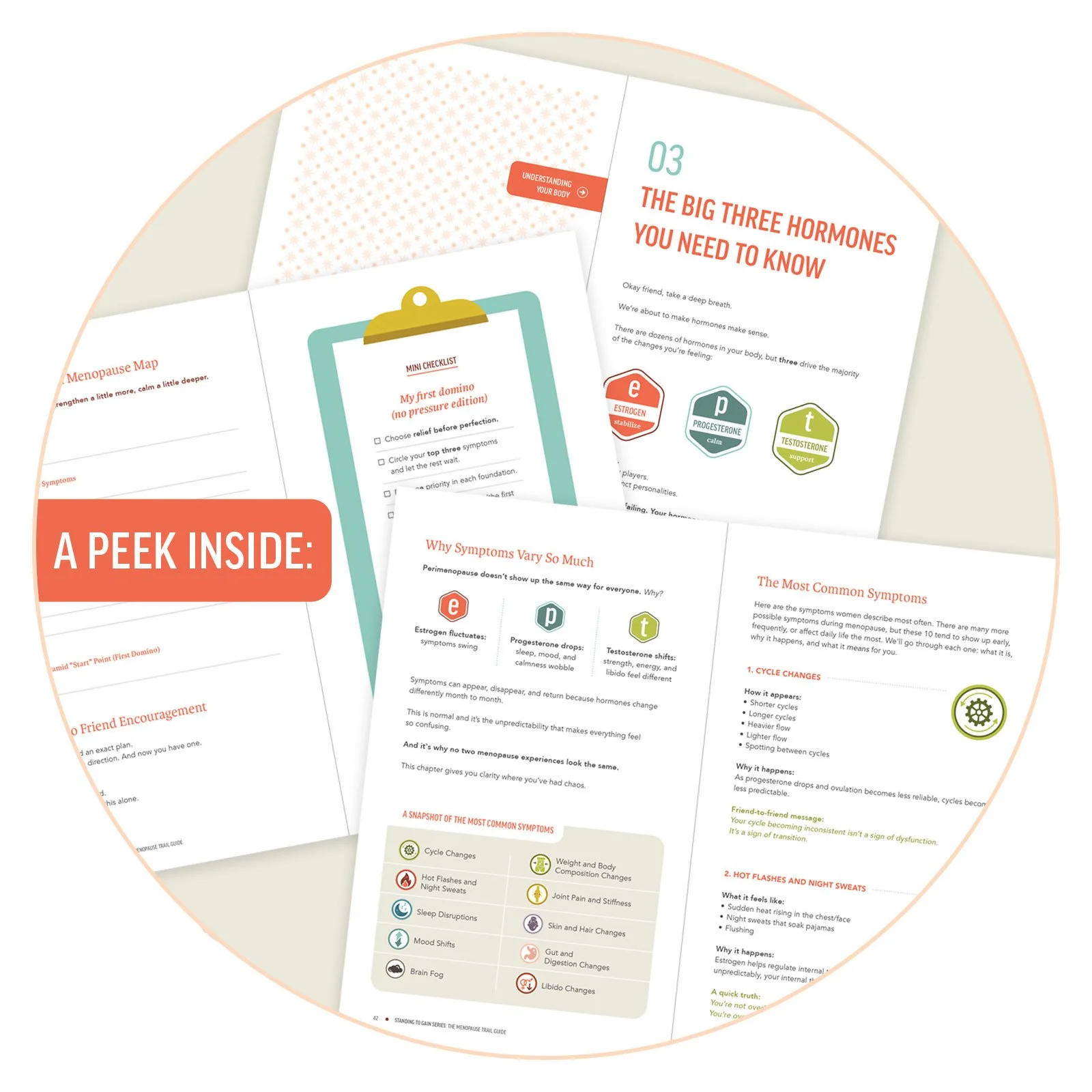 Peek inside the Menopause Trail Guide