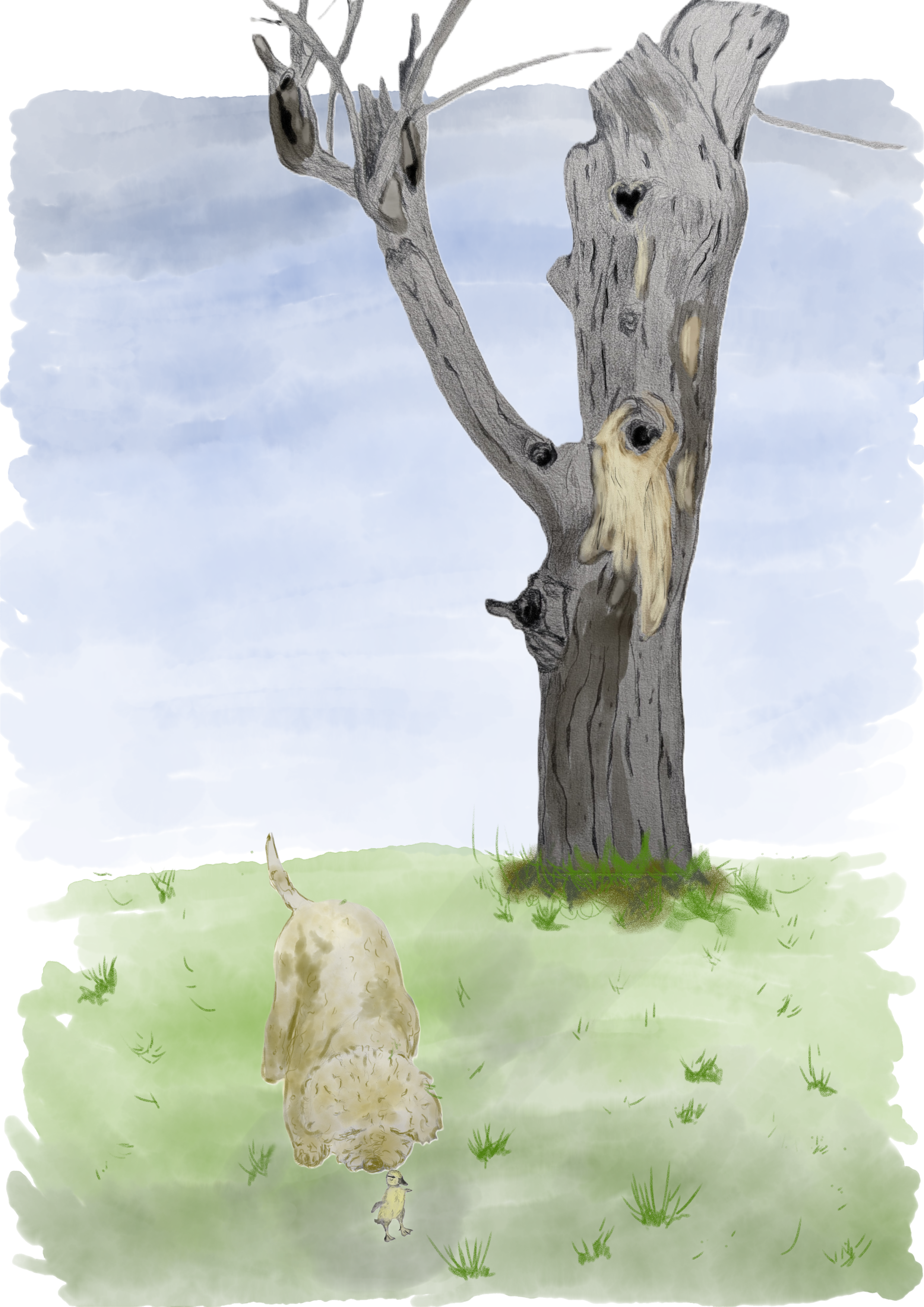 otter found a duckling.png