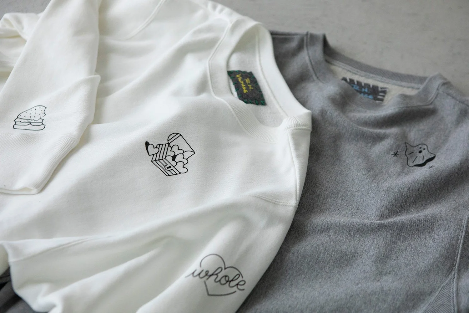 Sérigraphie miniature sur sweat — Atelier A+ — Ron Herman — Jean André