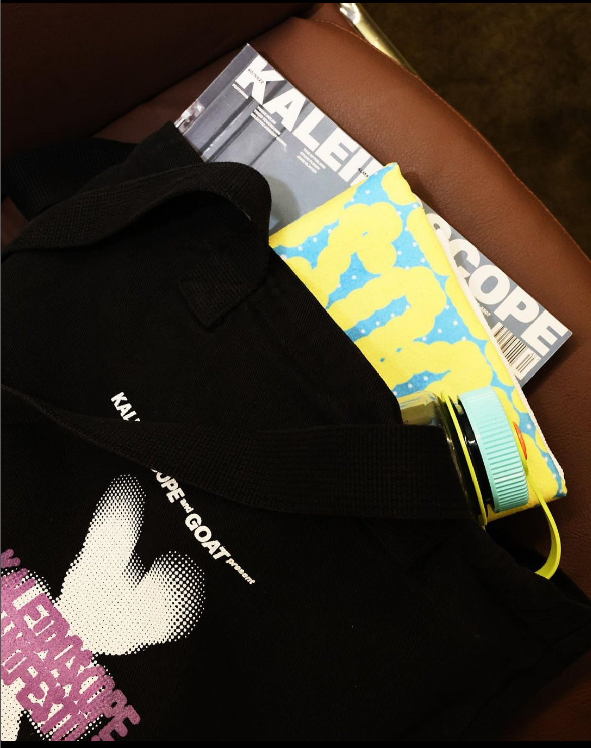 Sérigraphie sur sac — Atelier A+ — Kaleidoscope magazine — GOAT