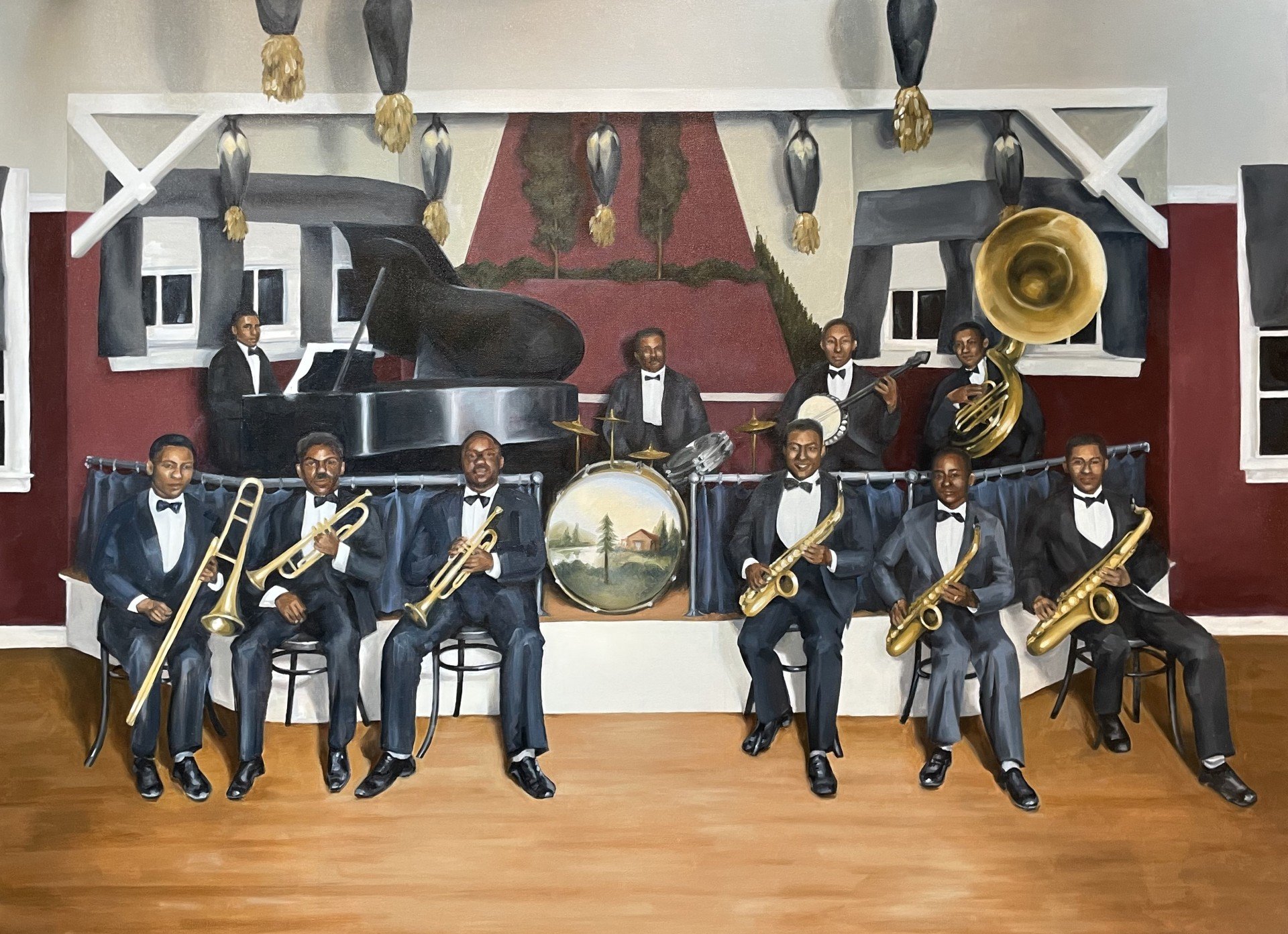 House Band, 36 x 48