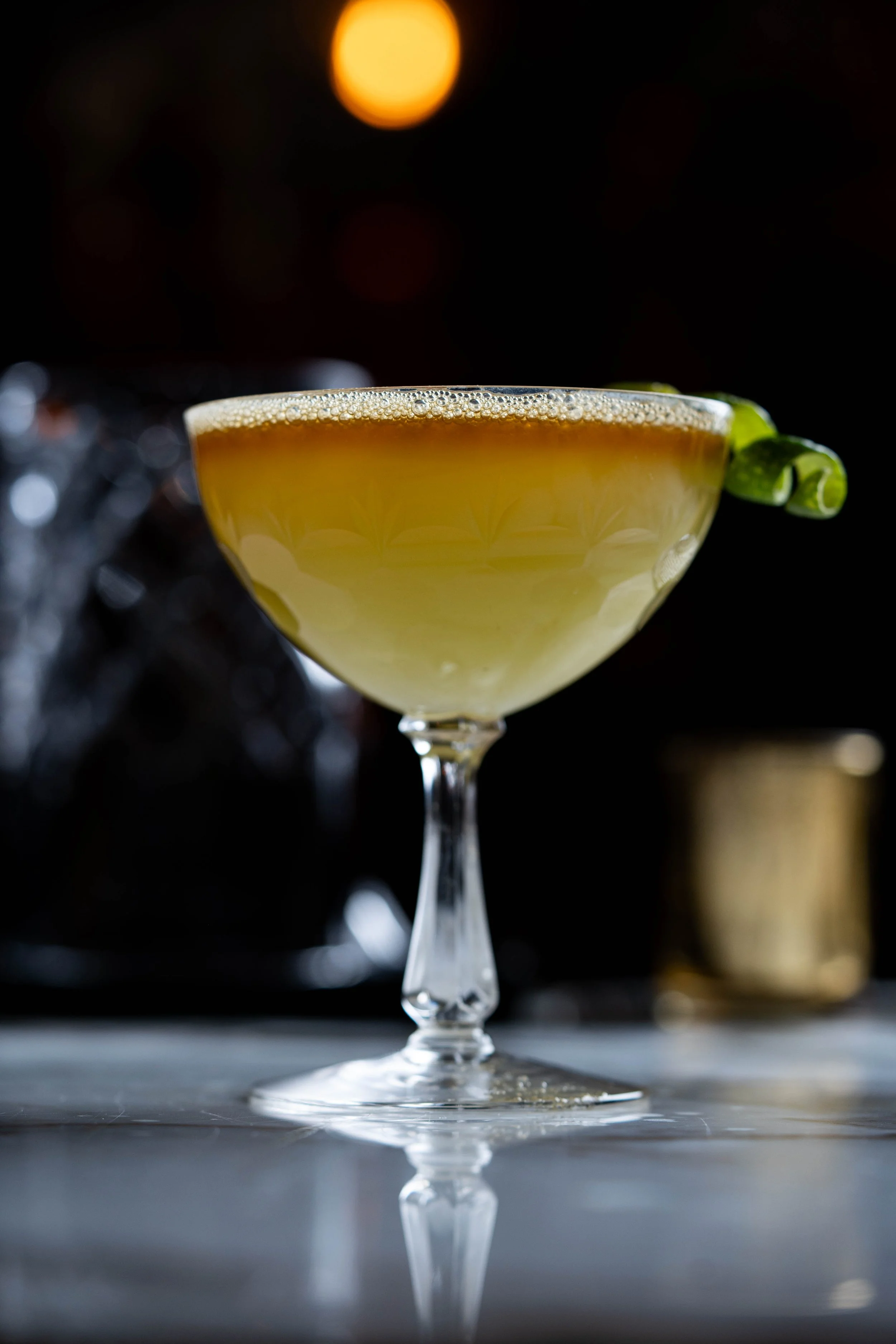 Passion Fruit Cocktail with Jamacian Rum Float