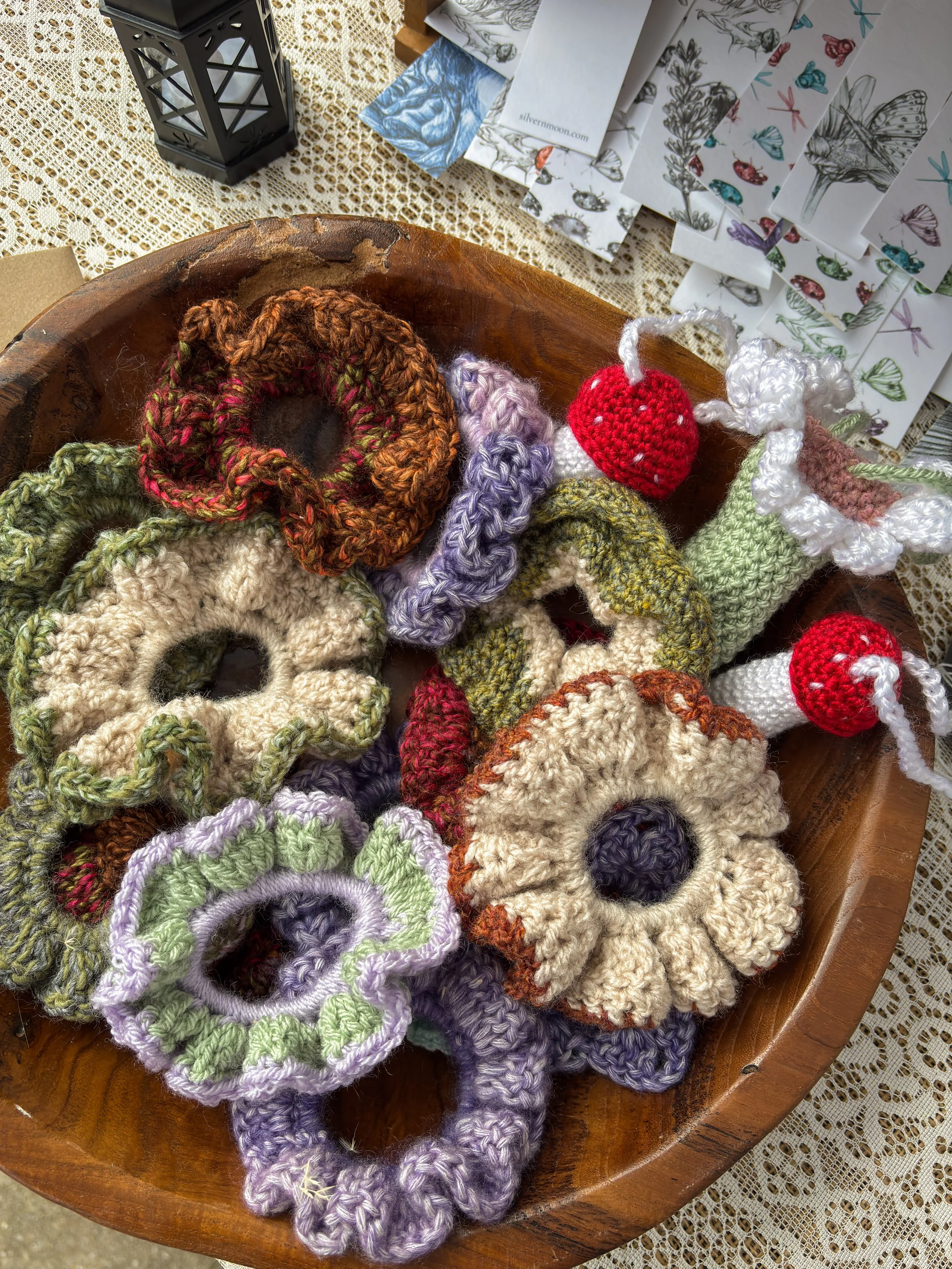 Cottage Garden Scrunchie Collection