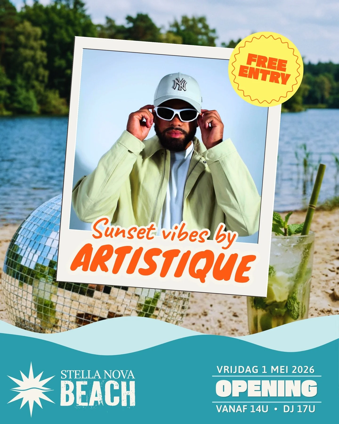 DJ REVEAL: De eerste beats van het seizoen zijn voor @artistique_music ✨

Opening vrijdag 1 mei
🍹 Bar vanaf 14u
🎧 DJ vanaf 17u

#vroegpieken , we hebben de zon besteld ☀️
Tag iedereen die er ook bij moet zijn!

📍 @provinciaaldomeindester
