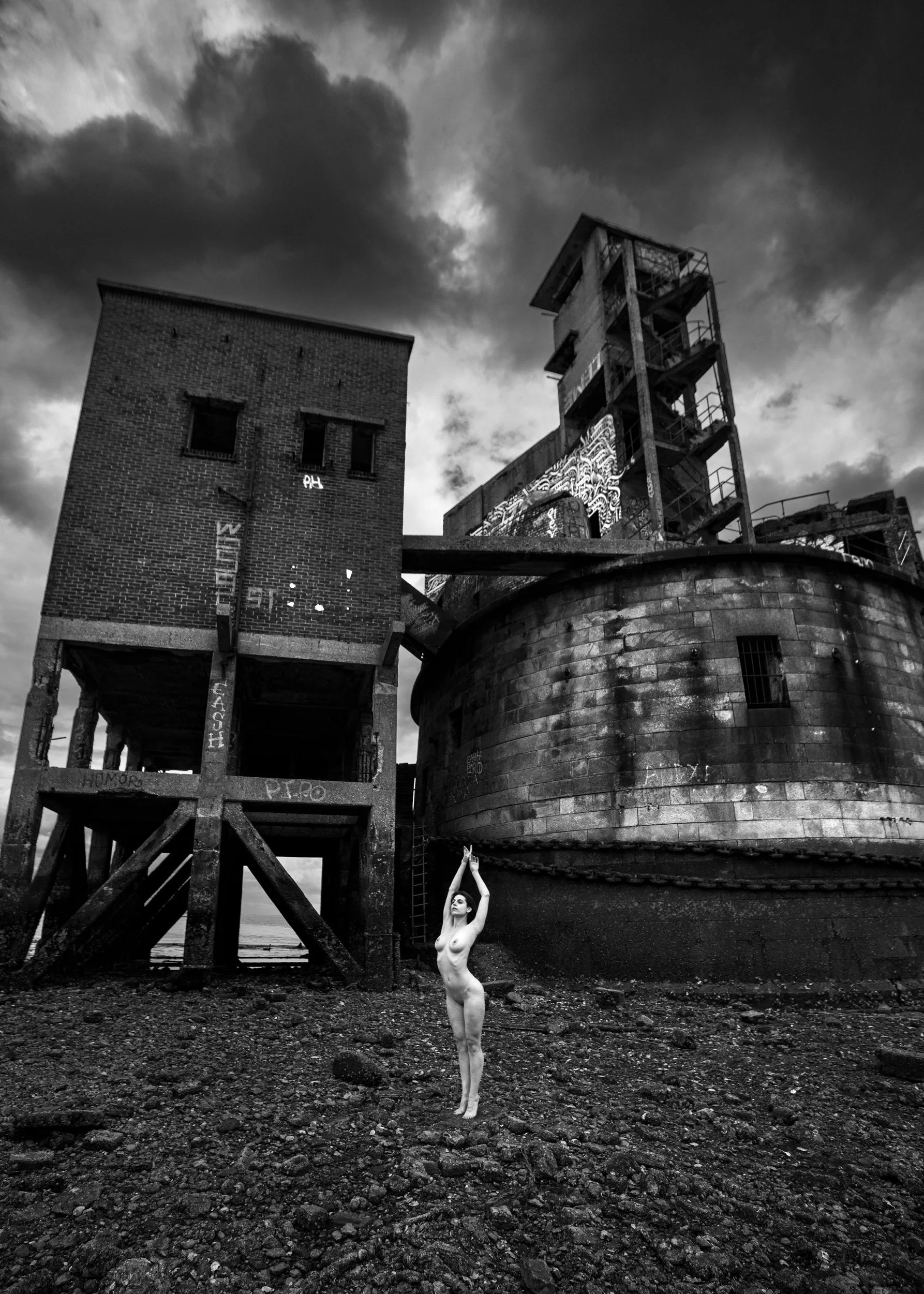 Irida at the Isle of Grain Battery Tower