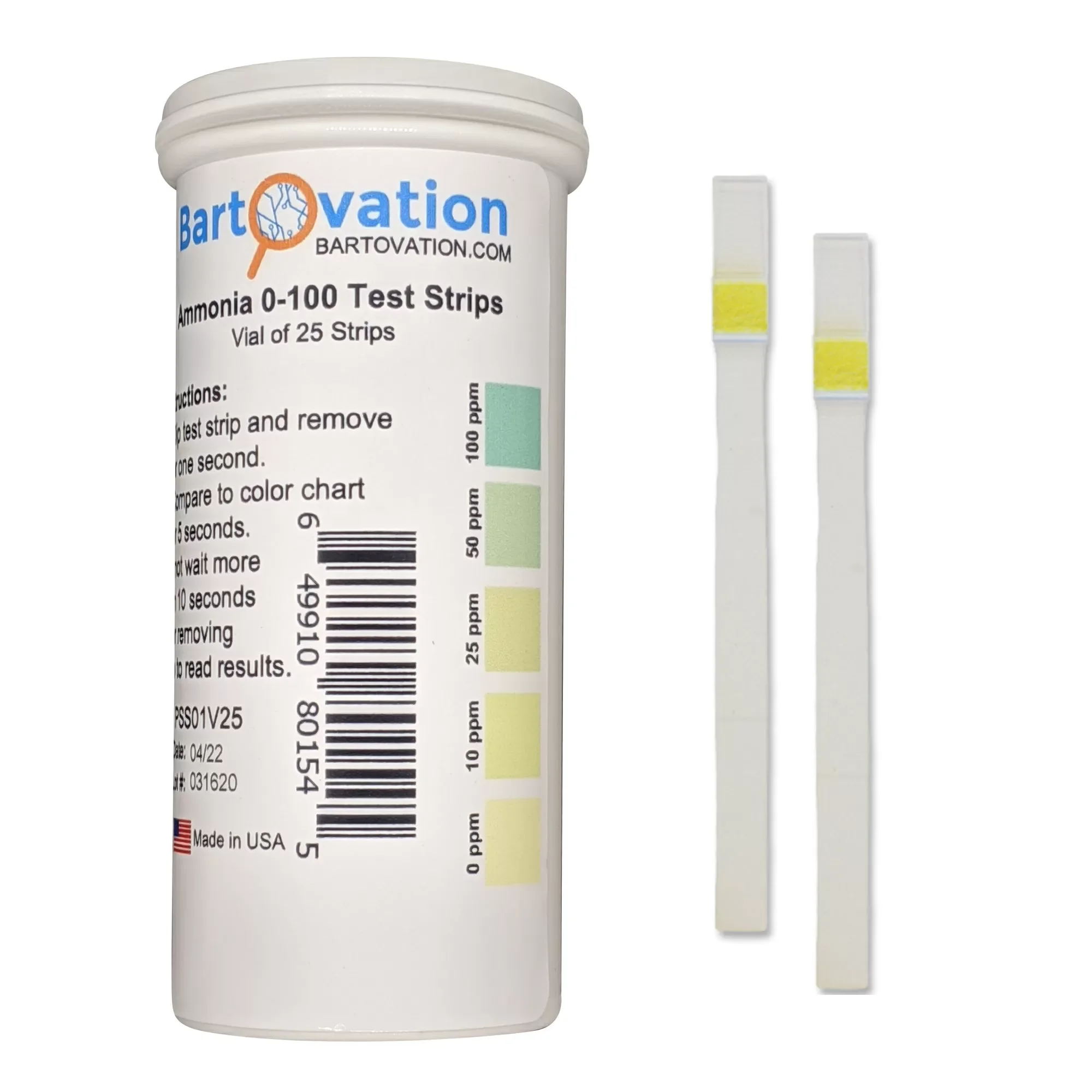 Ammonia Test Strips