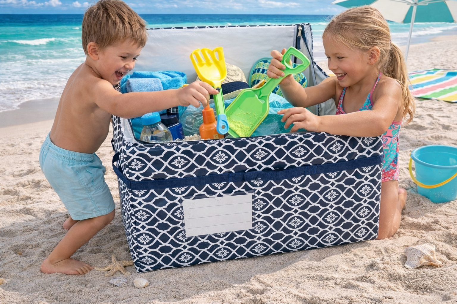 Children enjoying toys on the beach.png