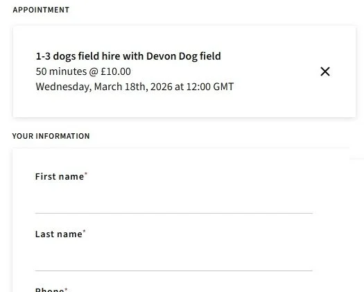 enter your details and pay