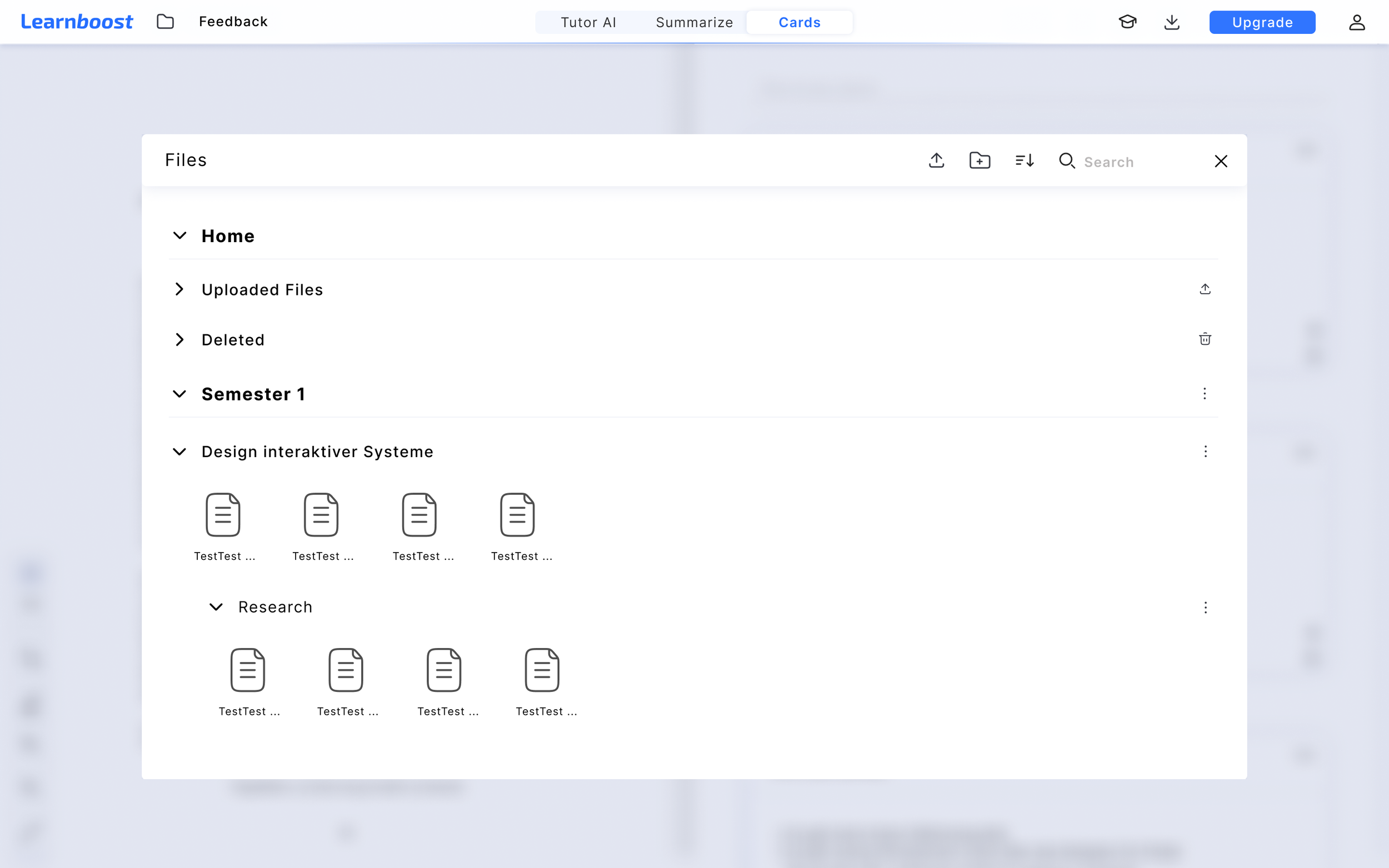 Learnboost Document Folder