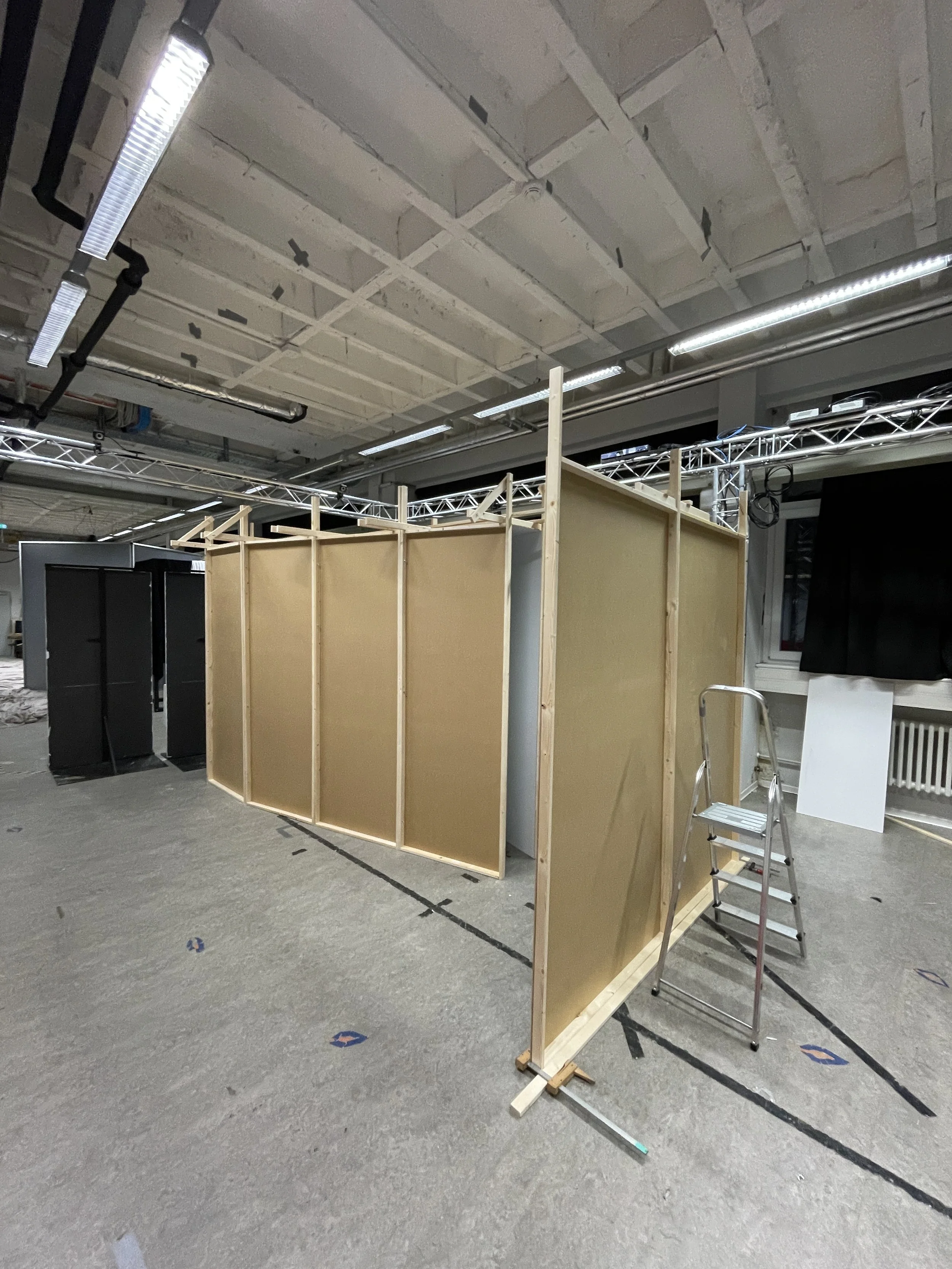 Installation Aufbau hinten