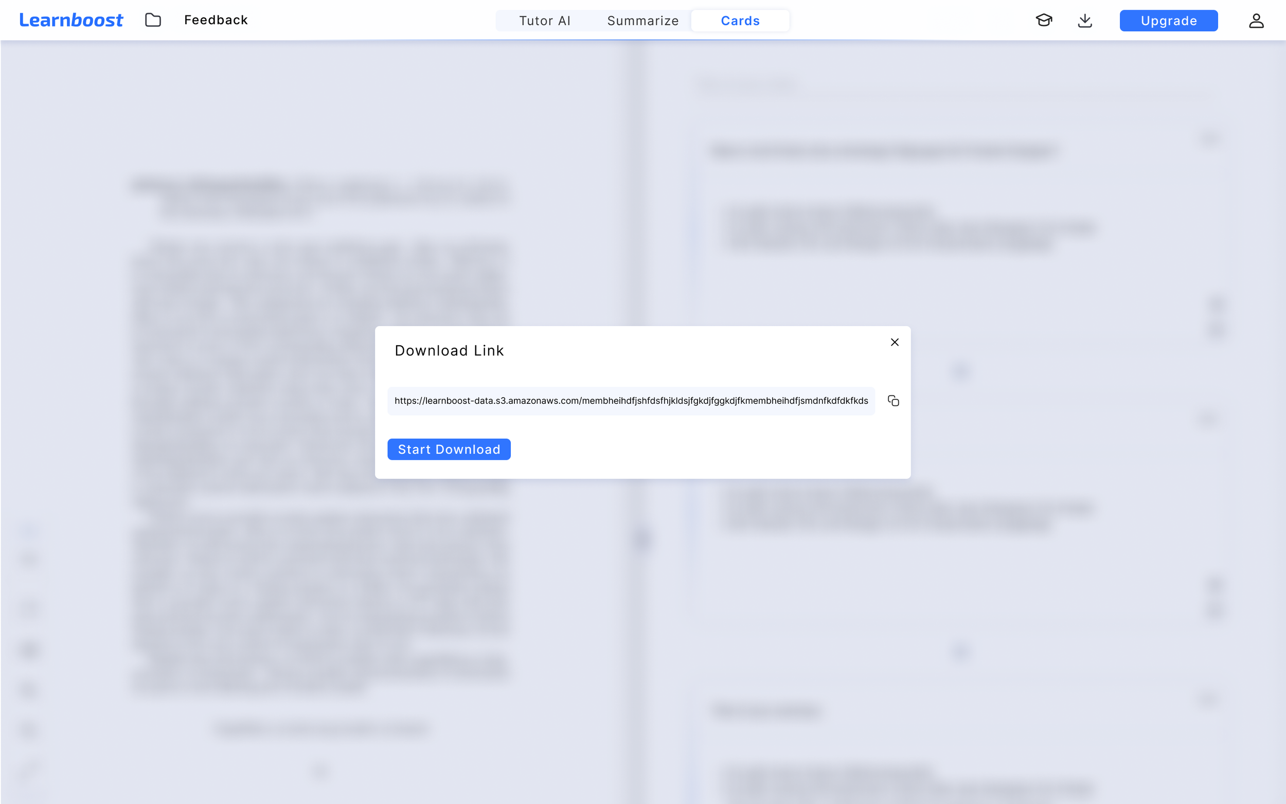 Learnboost Upload Page