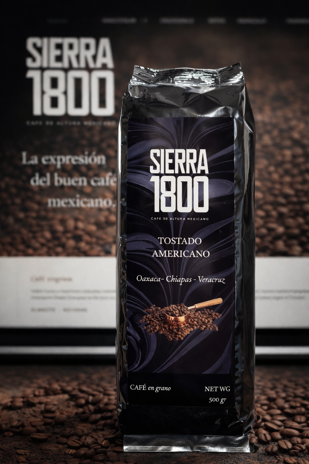 TOSTADO AMERICANO en grano - 500 gr