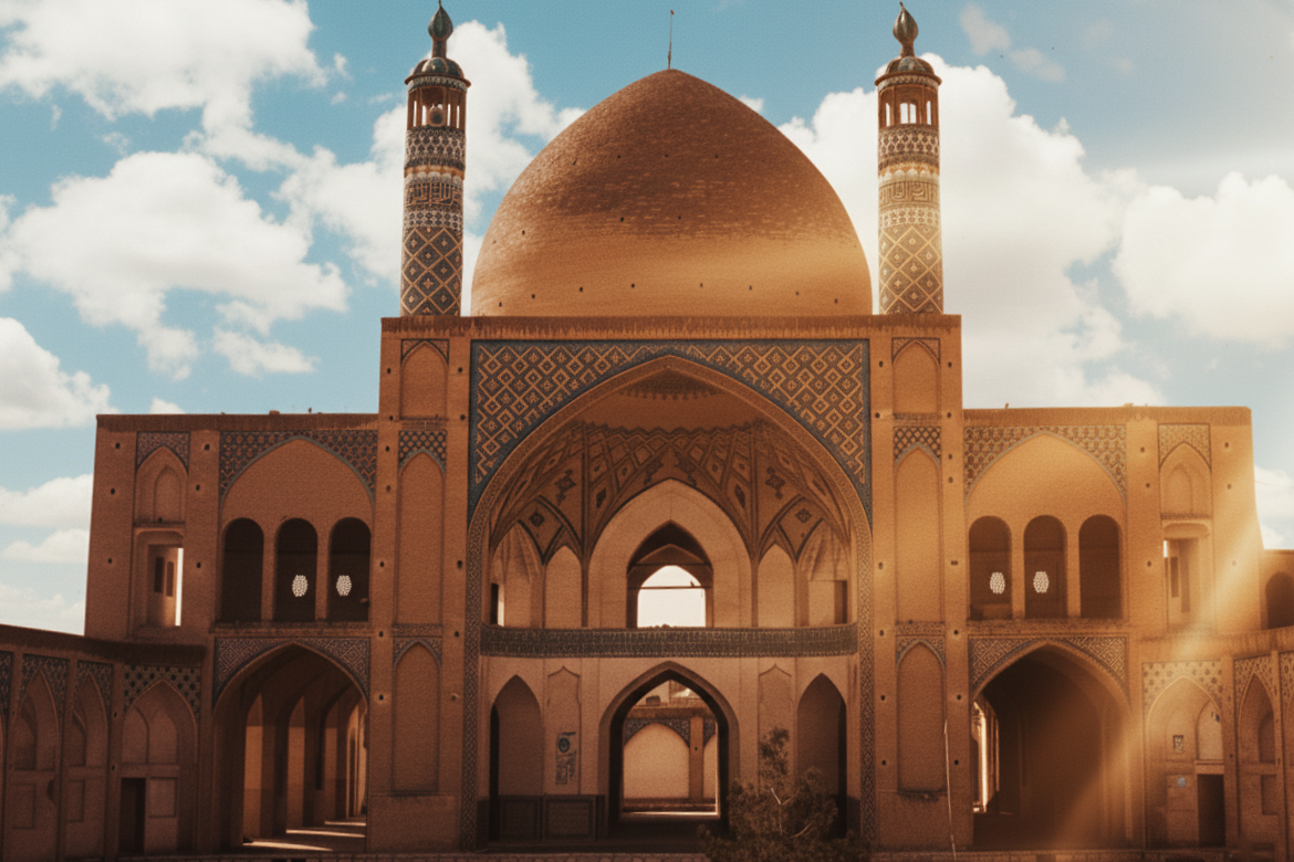 Agha Bozorg, a Place of Worship and School