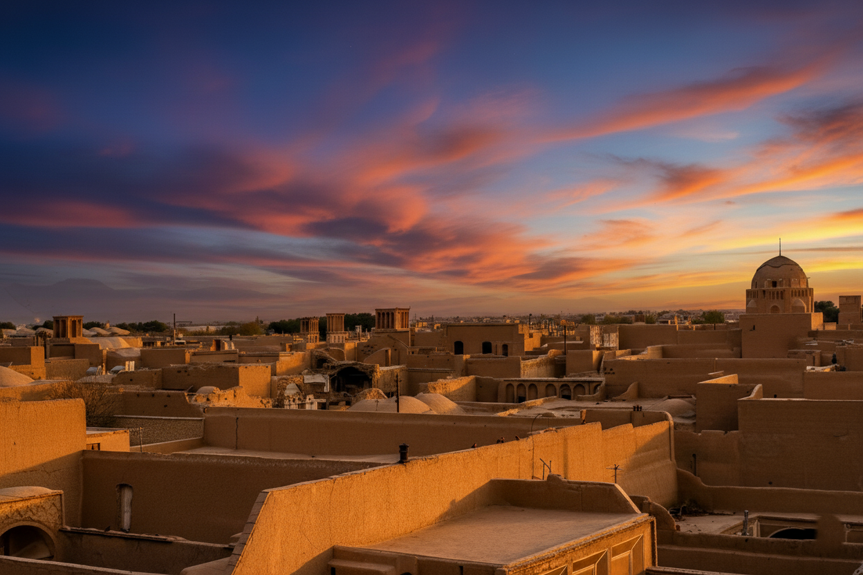 Bāft-e Feshordeh (بافت فشرده): Compactness, Mutual Shading, and Urban Thermal Buffering