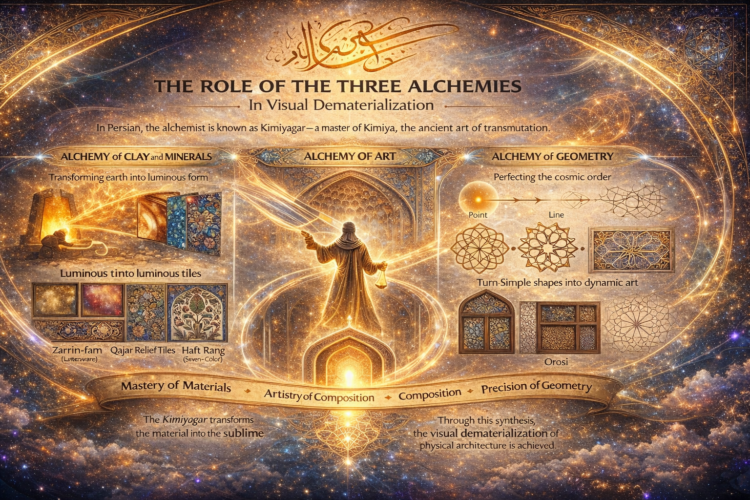 The Role of Three Alchemies (کیمیاگری) in Visual Dematerialization ...