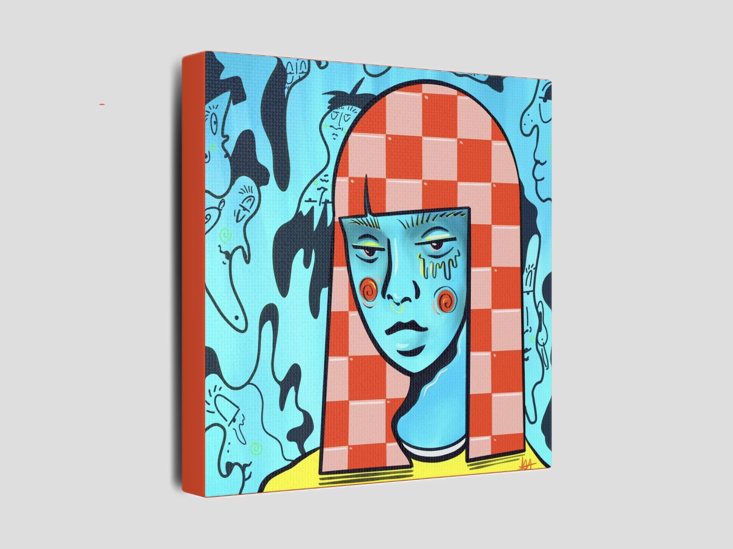 ‘Checker Out’ Canvas Wrapped Print