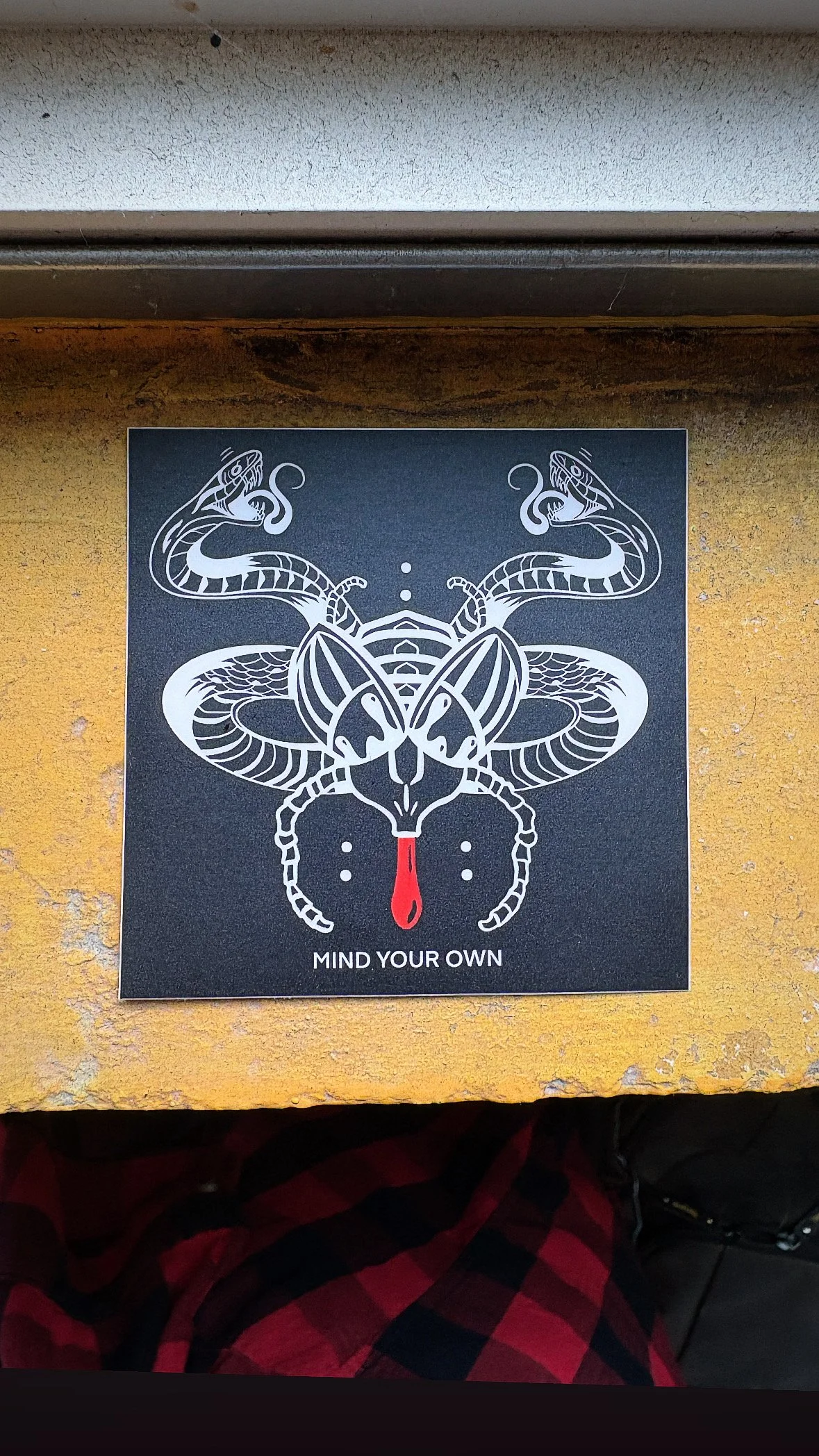 Mind Your Own Sticker