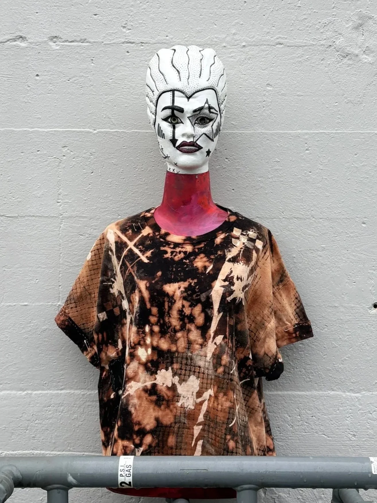 ‘In Stitches’ Oversized Cropped T-Shirt