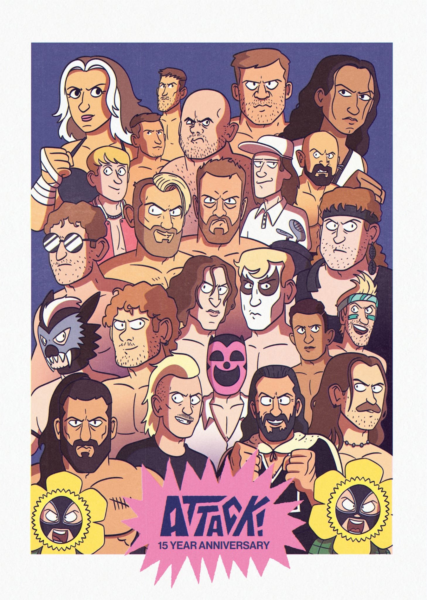 ATTACK! Pro 15 Year Anniversary Art Print