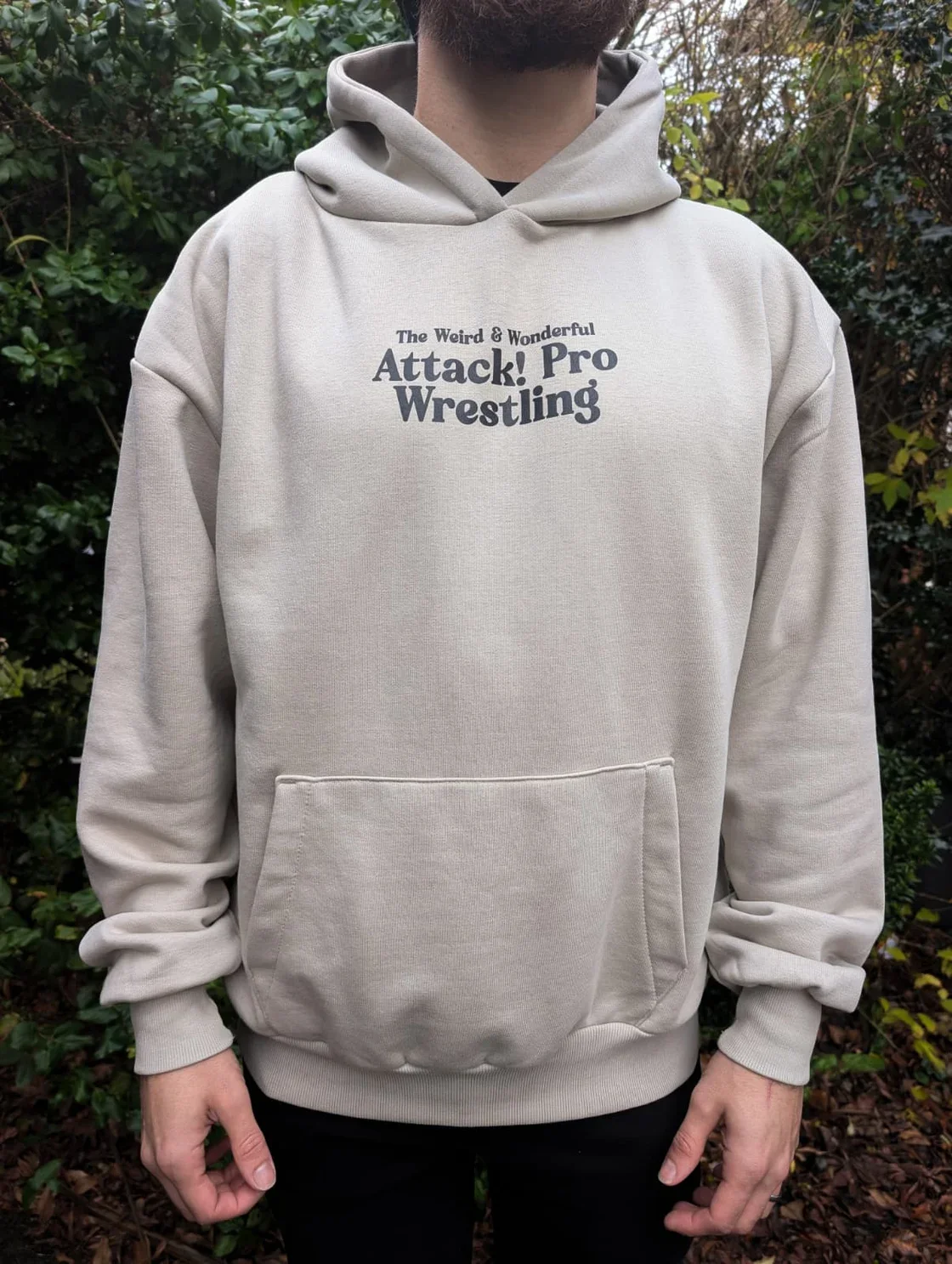 ATTACK! Oversized Stone Hoodie
